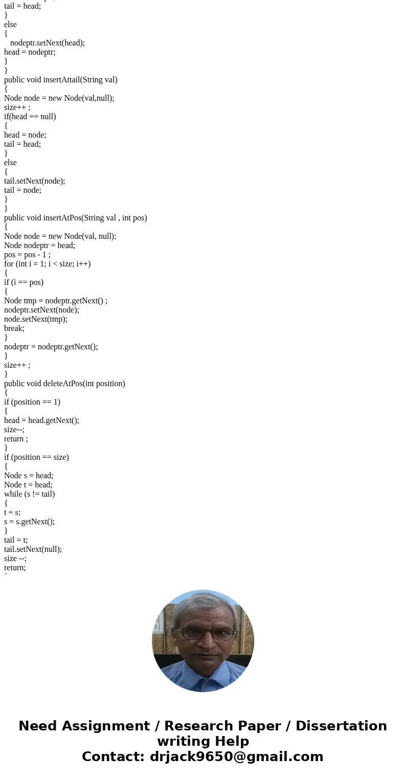 Linked Lists (Not Using Java Libraries) Objectives Design and write a method to insert items into a list (head, tail, middle) Design and write a method to remov