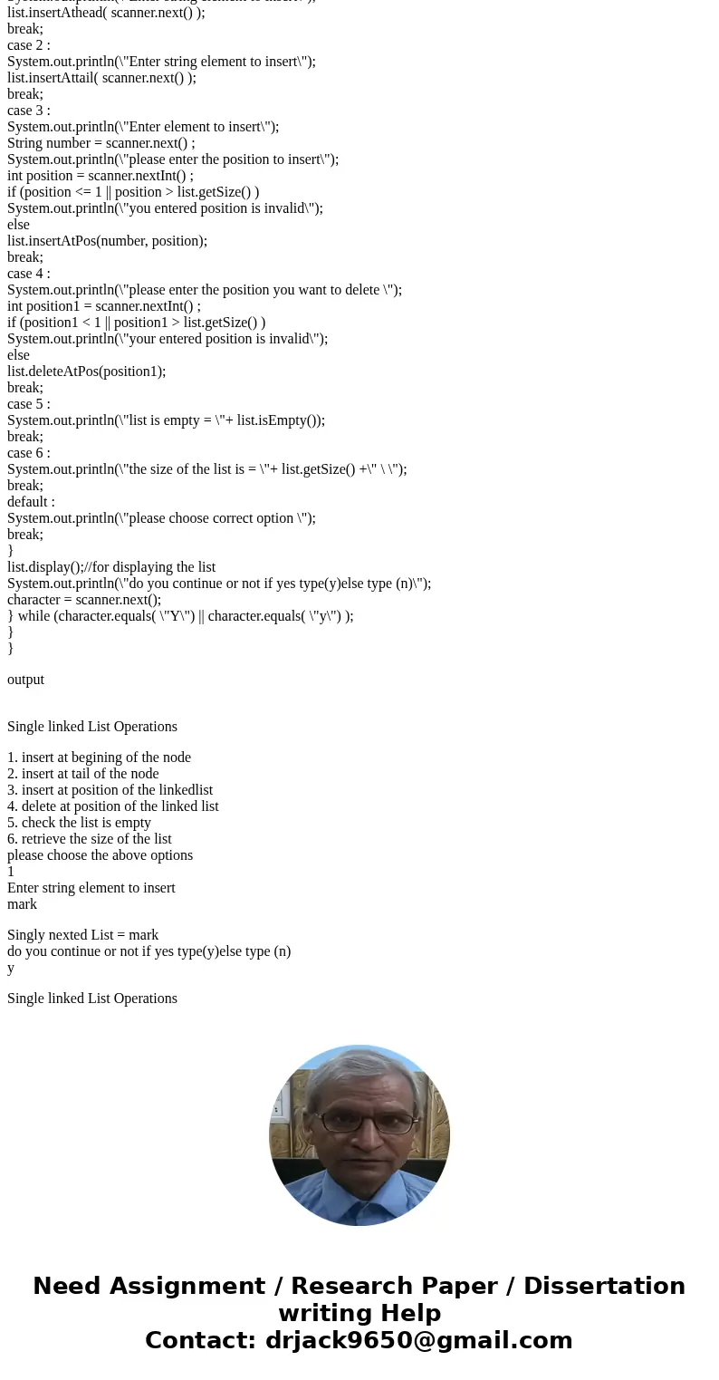 Linked Lists (Not Using Java Libraries) Objectives Design and write a method to insert items into a list (head, tail, middle) Design and write a method to remov