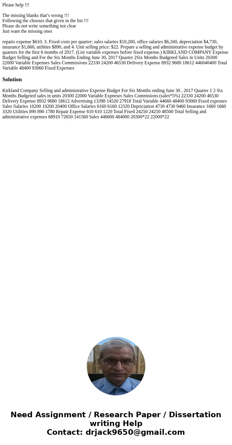 Please help !!! The missing blanks that’s wrong !!! Following the chooses that given in the list !!! Please do not write something not clear Just want the missi Please help !!! The missing blanks that’s wrong !!! Following the chooses that given in the list !!! Please do not write something not clear Just want the missi