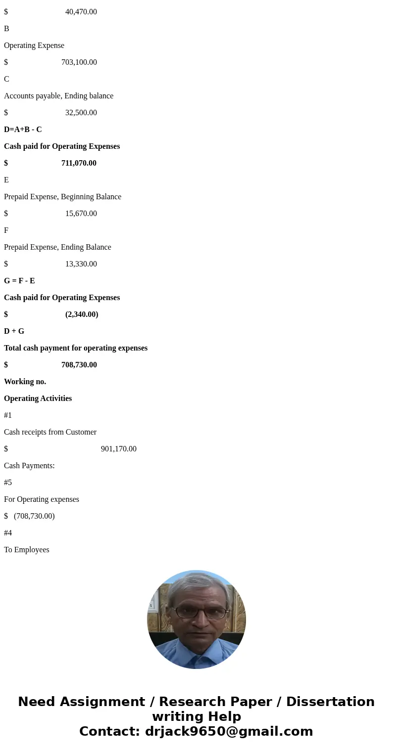 The income statement for Tremblant Limited is presented here:SolutionAnswers Working #1 Accounts receivables A Beginning balance $ 52,400.00 B Service revenue $