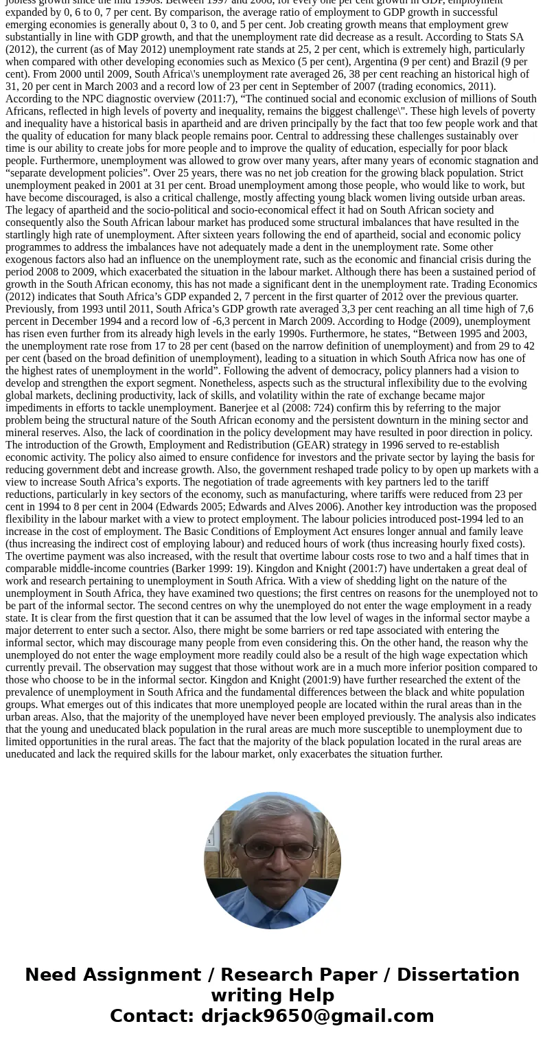 2.1 Explain the term, unemployment and describe how it is measured. 2.2 Discuss with examples any 5 types of unemploymentthat exist in South Africa. 2.3 Discuss 2.1 Explain the term, unemployment and describe how it is measured. 2.2 Discuss with examples any 5 types of unemploymentthat exist in South Africa. 2.3 Discuss