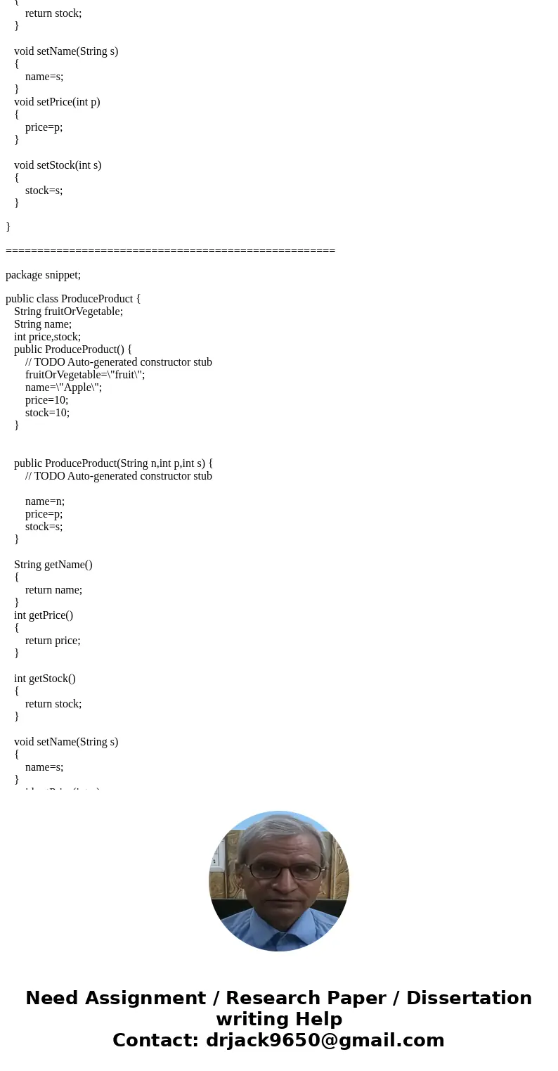 a. Dairy Product has-an instance variable, containsLactose, of type boolean which indicates whether it contains lactose or not. b. Produce Product has-an insta  a. Dairy Product has-an instance variable, containsLactose, of type boolean which indicates whether it contains lactose or not. b. Produce Product has-an insta
