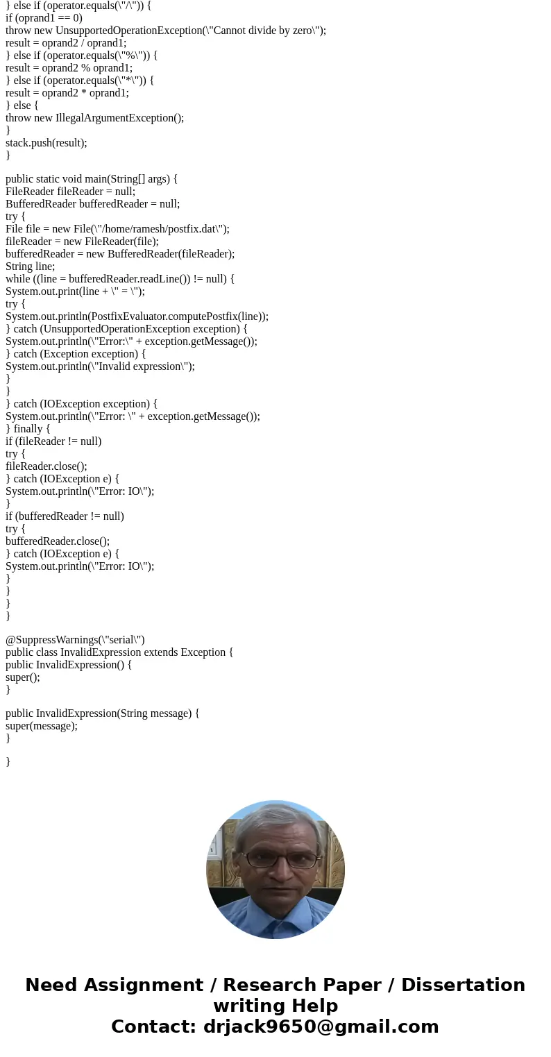 (a)Using java.util.stack to write a java program to validate and calculate the result of each arithmetic Expression from input file (infix.txt). All equations f (a)Using java.util.stack to write a java program to validate and calculate the result of each arithmetic Expression from input file (infix.txt). All equations f