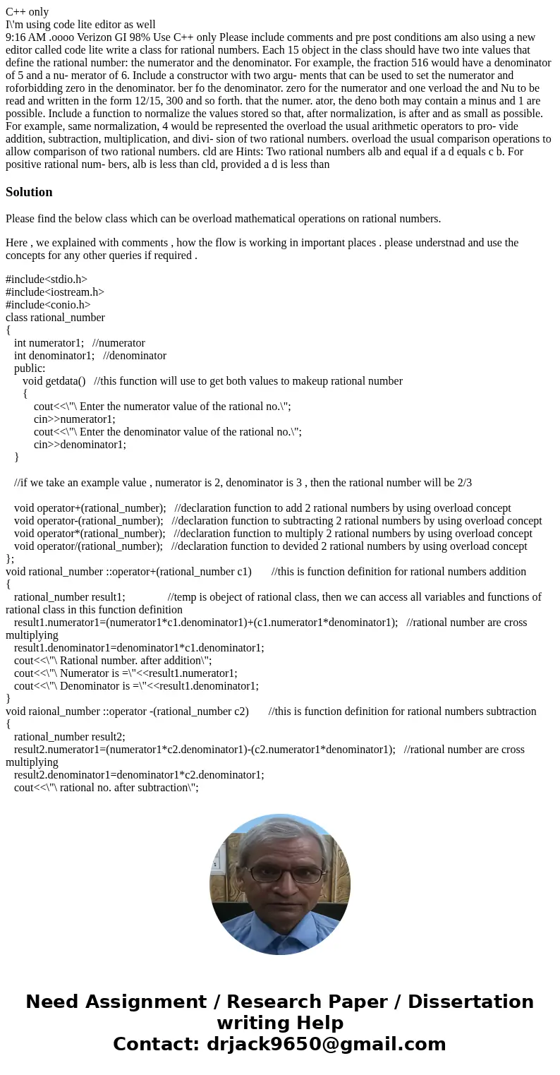 C++ only I\'m using code lite editor as well 9:16 AM .oooo Verizon GI 98% Use C++ only Please include comments and pre post conditions am also using a new edito C++ only I\'m using code lite editor as well 9:16 AM .oooo Verizon GI 98% Use C++ only Please include comments and pre post conditions am also using a new edito