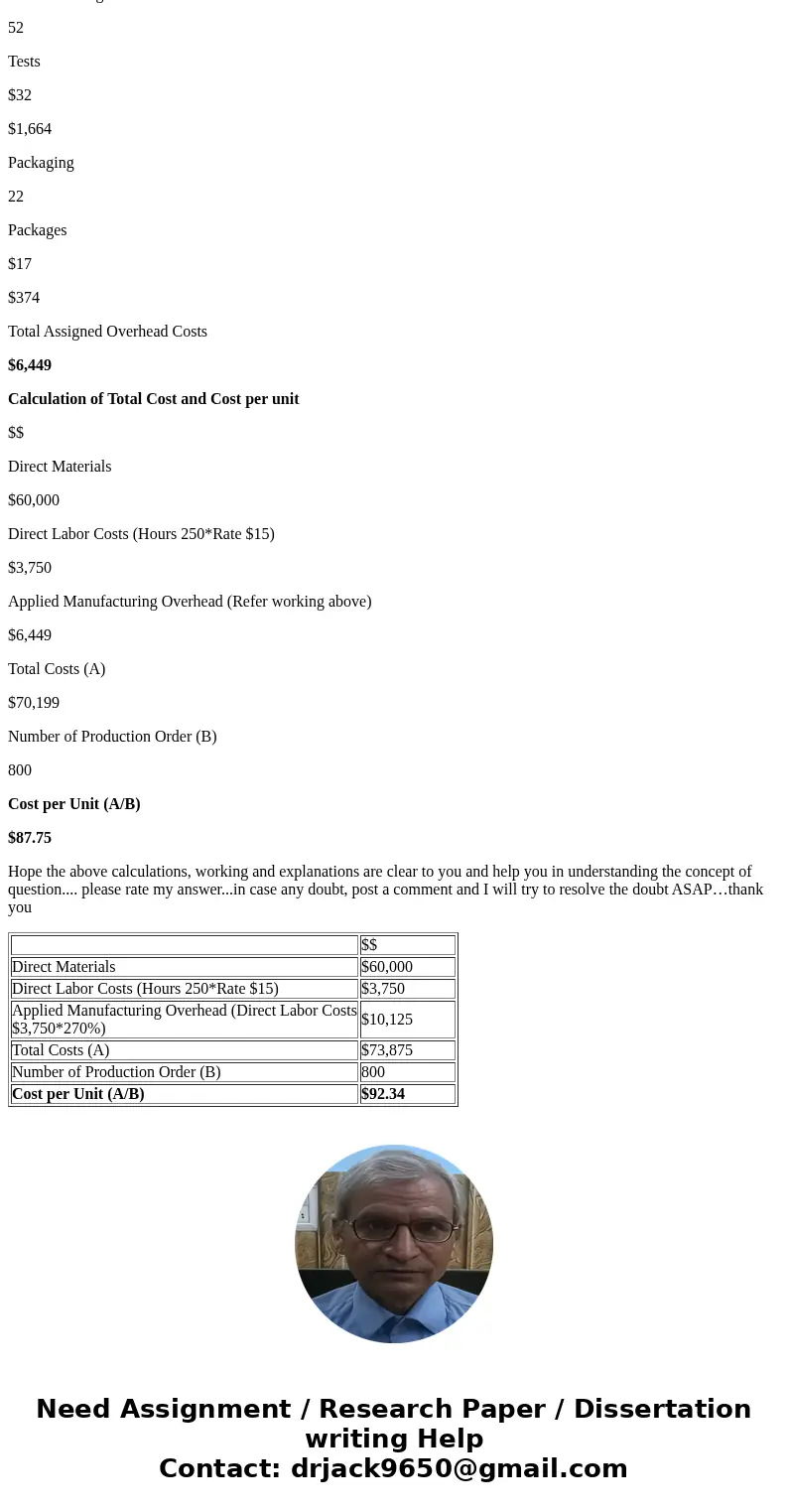 Caine Cellular Company produces a line of cellular telephones. A company has placed an order for 800 cellular phones, and the order has just been completed. Ca  Caine Cellular Company produces a line of cellular telephones. A company has placed an order for 800 cellular phones, and the order has just been completed. Ca