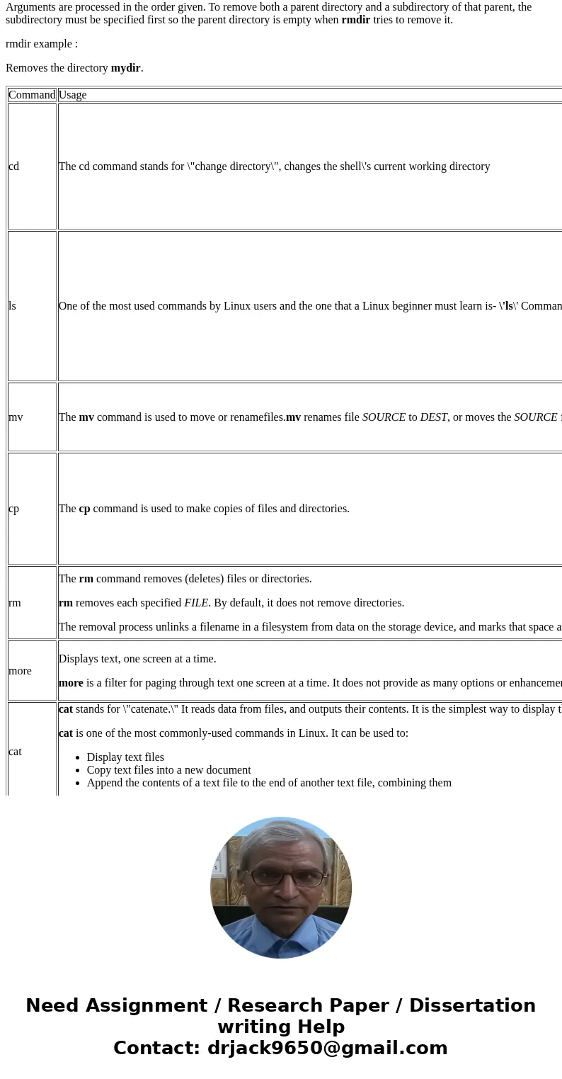 Copy that information in your laboratory report and fill out the following table SolutionFor instance, the directory name \  Copy that information in your laboratory report and fill out the following table SolutionFor instance, the directory name \