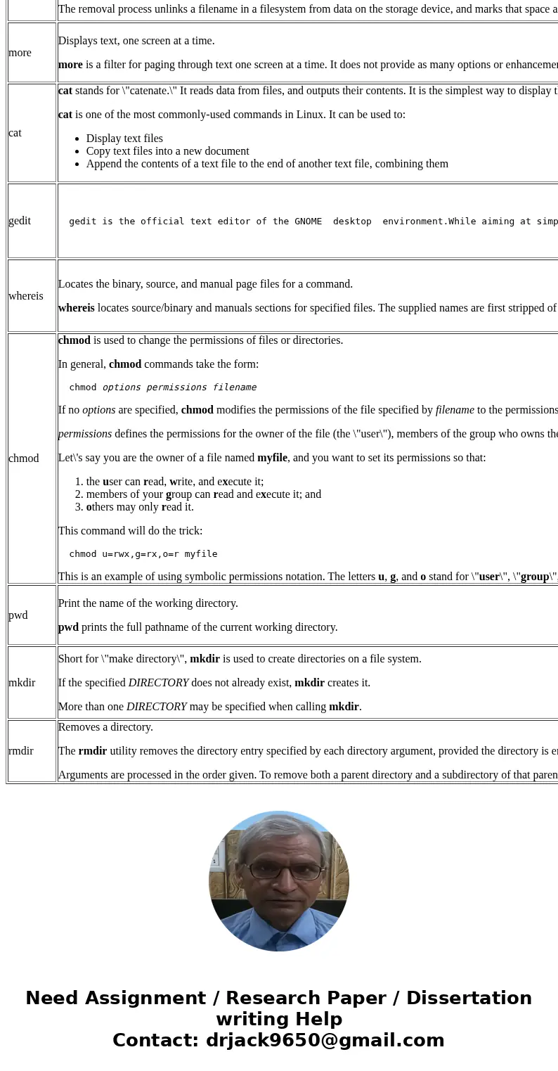Copy that information in your laboratory report and fill out the following table SolutionFor instance, the directory name \  Copy that information in your laboratory report and fill out the following table SolutionFor instance, the directory name \