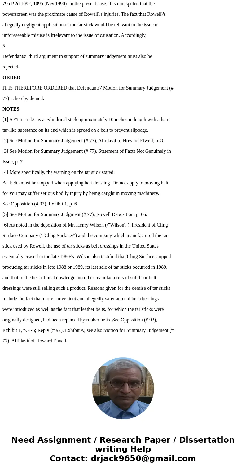 Edward ROWELL; Randie Rowell, Plaintiffs, v. POWERSCREEN INTERNATIONAL, LIMITED, a United Kingdom Corporation; Powerscreen of Arizona, Inc., an Arizona Corporat Edward ROWELL; Randie Rowell, Plaintiffs, v. POWERSCREEN INTERNATIONAL, LIMITED, a United Kingdom Corporation; Powerscreen of Arizona, Inc., an Arizona Corporat