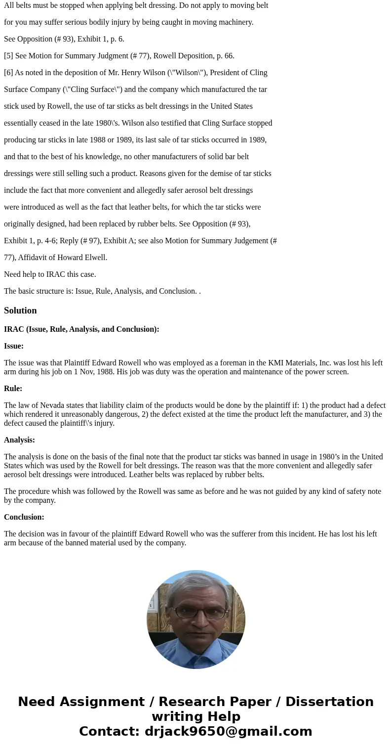 Edward ROWELL; Randie Rowell, Plaintiffs, v. POWERSCREEN INTERNATIONAL, LIMITED, a United Kingdom Corporation; Powerscreen of Arizona, Inc., an Arizona Corporat Edward ROWELL; Randie Rowell, Plaintiffs, v. POWERSCREEN INTERNATIONAL, LIMITED, a United Kingdom Corporation; Powerscreen of Arizona, Inc., an Arizona Corporat