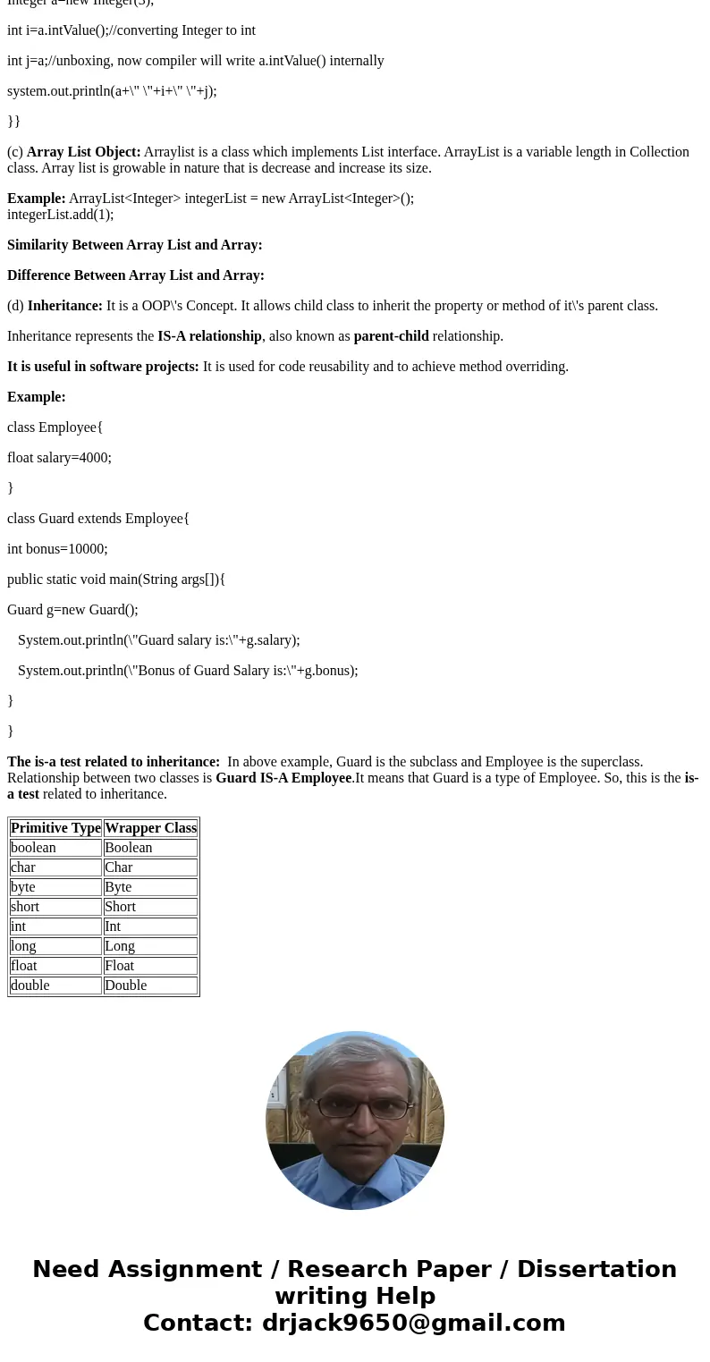 Explain how to use a Scanner object to read information from a page on the internet. Give an example. Explain what a wrapper classes are and how they are used i Explain how to use a Scanner object to read information from a page on the internet. Give an example. Explain what a wrapper classes are and how they are used i
