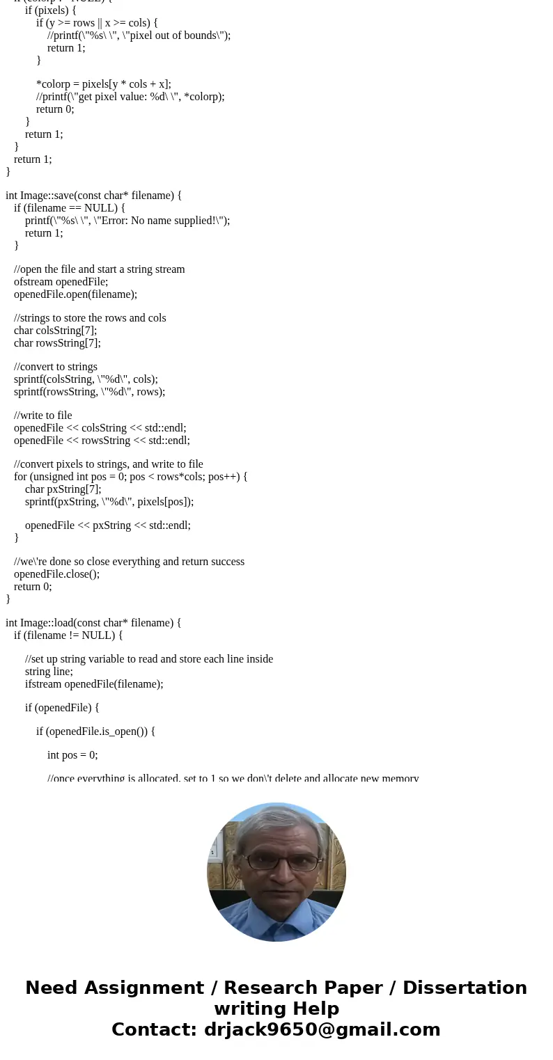 Help me fix the error shown above in my code of image.cpp please~ Image.cpp(the code i wrote): #include #include \ Help me fix the error shown above in my code of image.cpp please~ Image.cpp(the code i wrote): #include #include \
