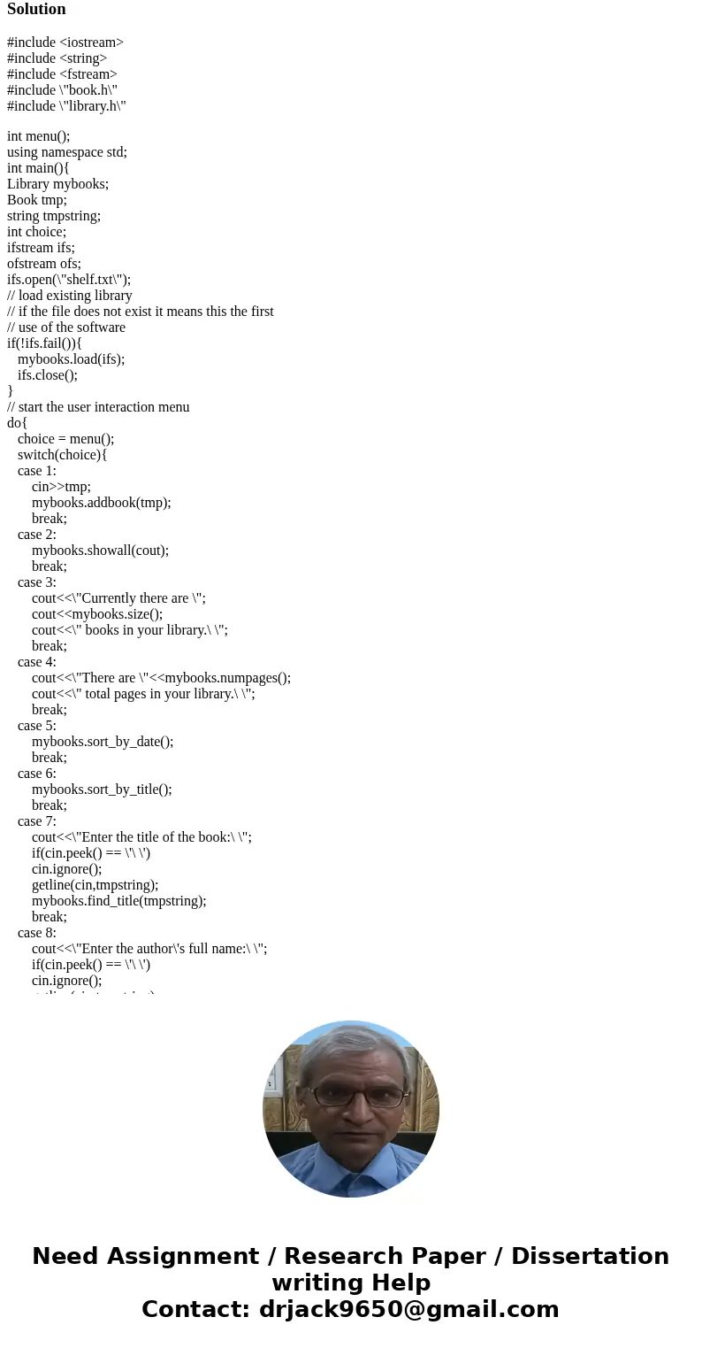 I need assistance creating a code for an assignment. I need you to help me create the input and output functions that will allow a user to enter a title of a bo I need assistance creating a code for an assignment. I need you to help me create the input and output functions that will allow a user to enter a title of a bo