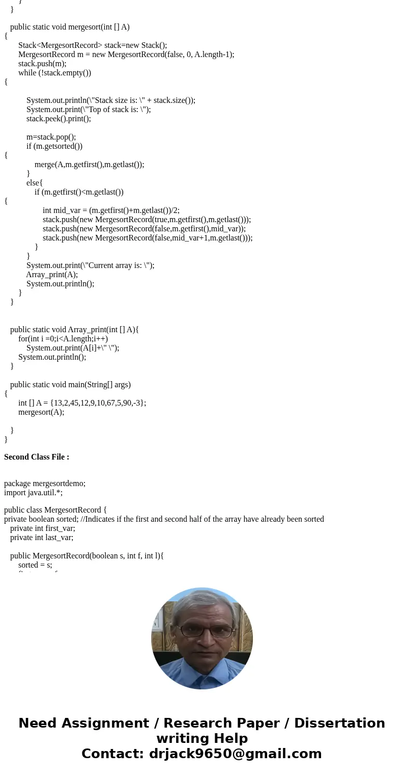 Java public cts Node t next ni next SolutionYou have to create two class file in same package. First Class File : package mergesortdemo; import java.util.*; pu  Java public cts Node t next ni next SolutionYou have to create two class file in same package. First Class File : package mergesortdemo; import java.util.*; pu