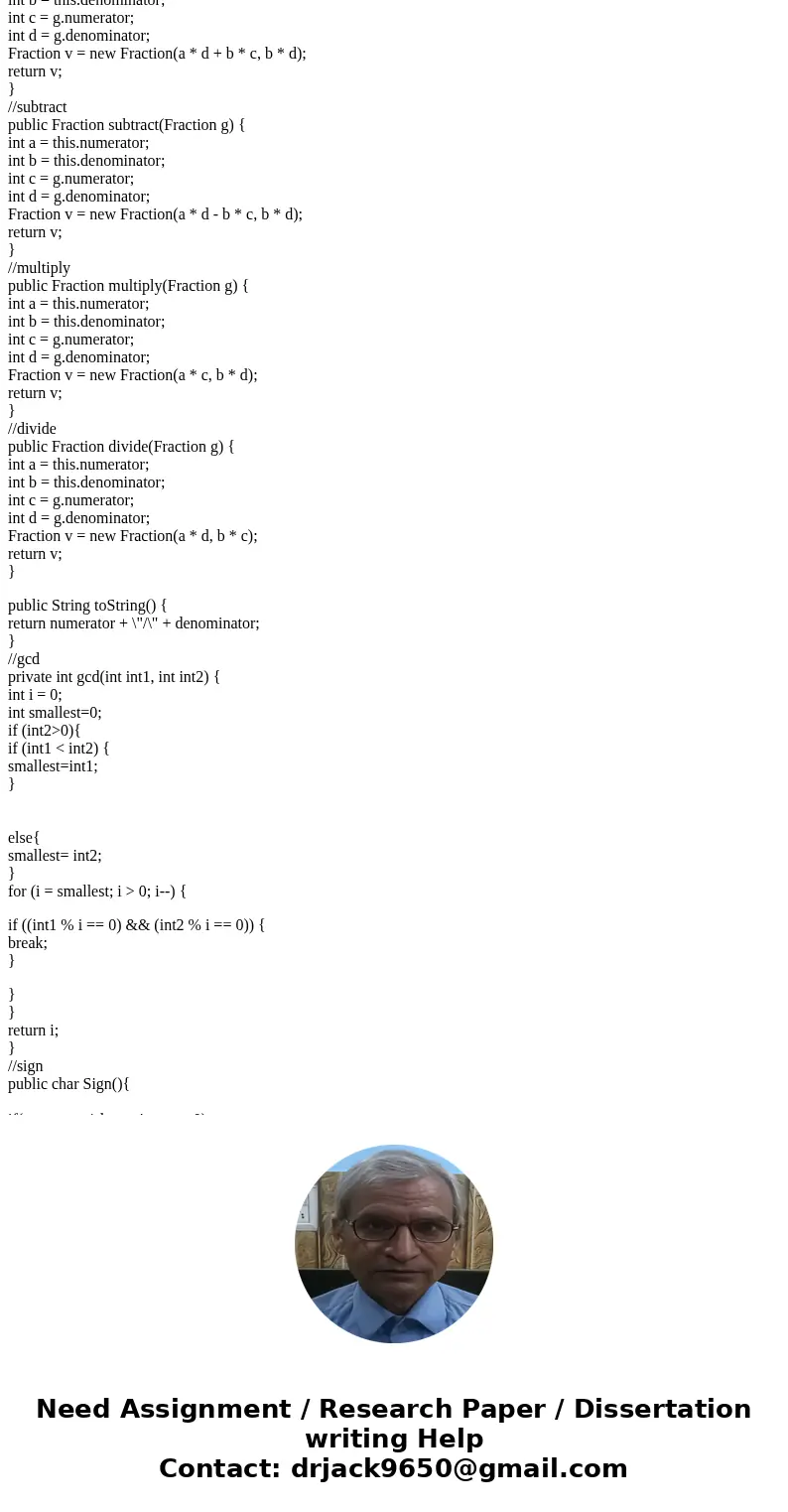 JAVA: You will get input from a file called H8.in. Input consists of integers representing the numerator and denominator of fractions. NOTE that some numerators JAVA: You will get input from a file called H8.in. Input consists of integers representing the numerator and denominator of fractions. NOTE that some numerators