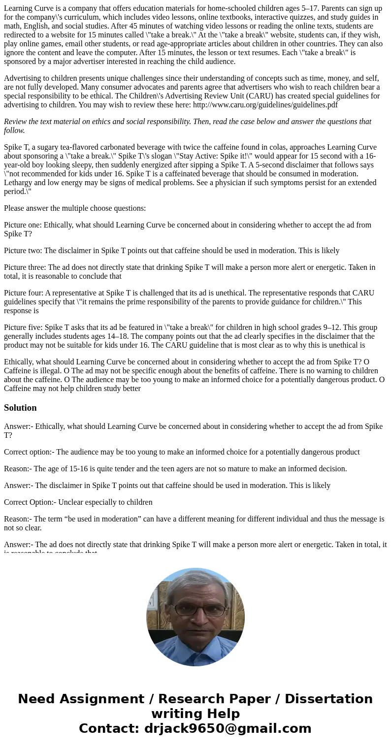 Learning Curve is a company that offers education materials for home-schooled children ages 5–17. Parents can sign up for the company\'s curriculum, which inclu Learning Curve is a company that offers education materials for home-schooled children ages 5–17. Parents can sign up for the company\'s curriculum, which inclu