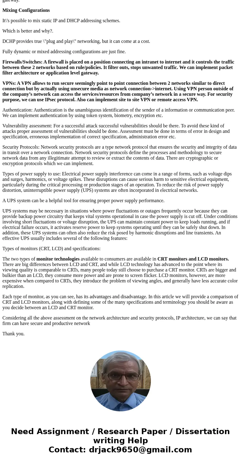 n Option #1, you have been hired as an IT expert by a small firm to set up an office for 20 staff members, half of whom will work with desktop computers and the n Option #1, you have been hired as an IT expert by a small firm to set up an office for 20 staff members, half of whom will work with desktop computers and the
