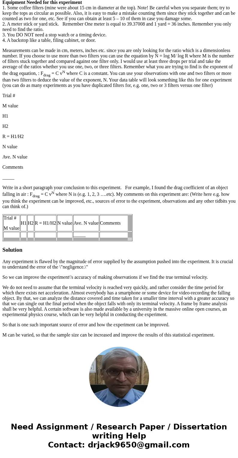 Objects which fall in the earth’s gravitational field reach a final terminal velocity. Usually, in working physics problems, we neglect this fact and simply sta Objects which fall in the earth’s gravitational field reach a final terminal velocity. Usually, in working physics problems, we neglect this fact and simply sta