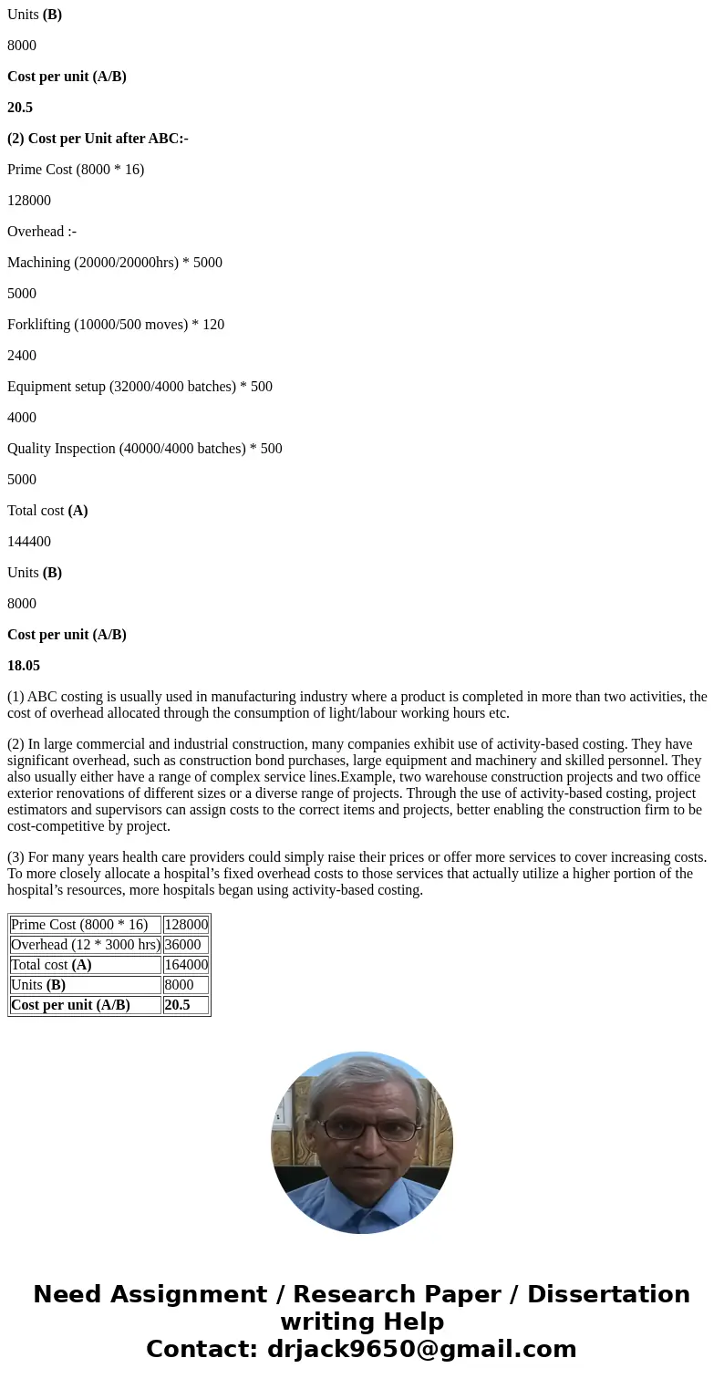 PART B For the last few years production based on a rate of $12 per direct labour hour. Since the company recruited a new management accountant, overhead is no  PART B For the last few years production based on a rate of $12 per direct labour hour. Since the company recruited a new management accountant, overhead is no