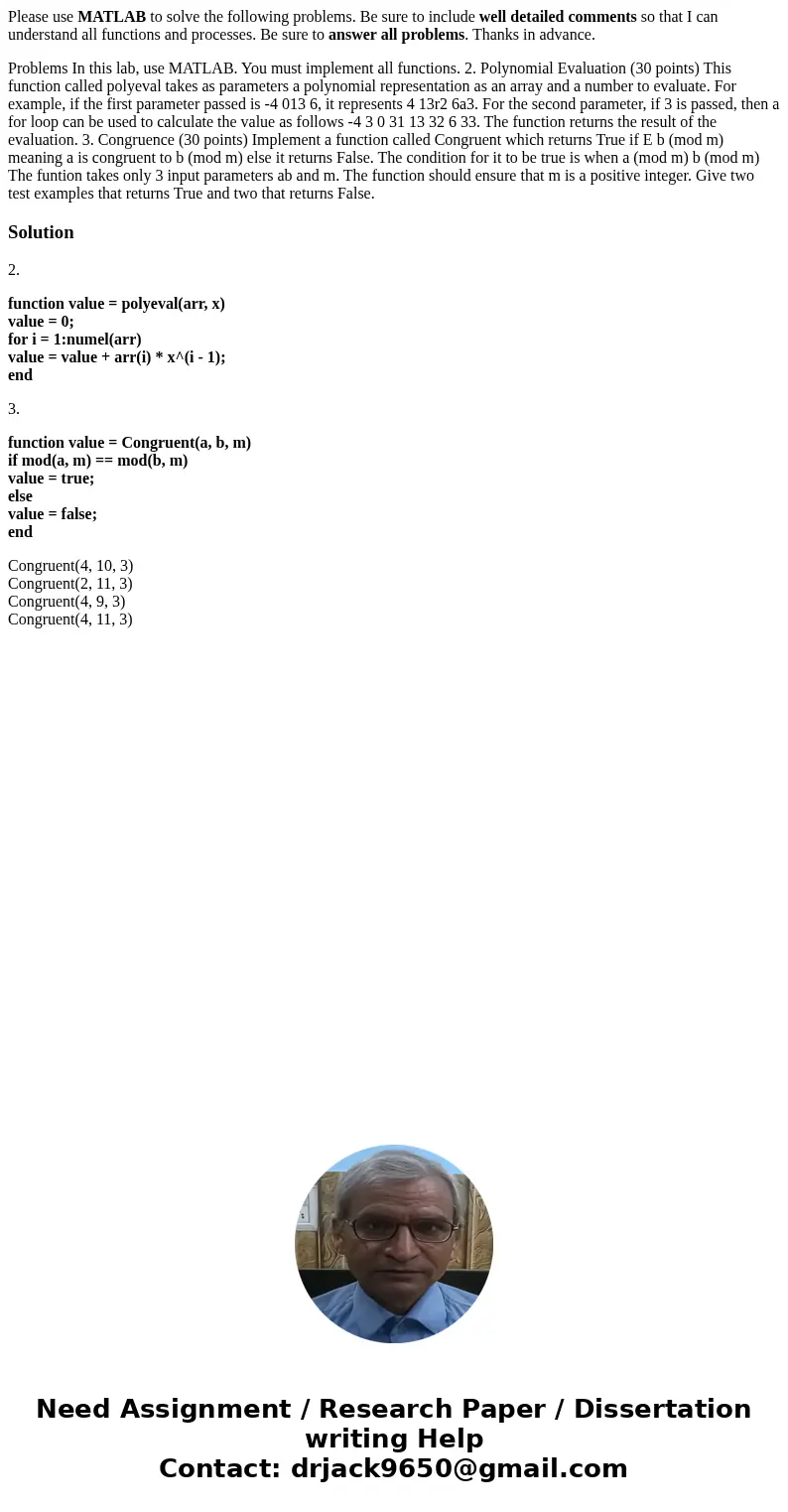 Please use MATLAB to solve the following problems. Be sure to include well detailed comments so that I can understand all functions and processes. Be sure to an Please use MATLAB to solve the following problems. Be sure to include well detailed comments so that I can understand all functions and processes. Be sure to an