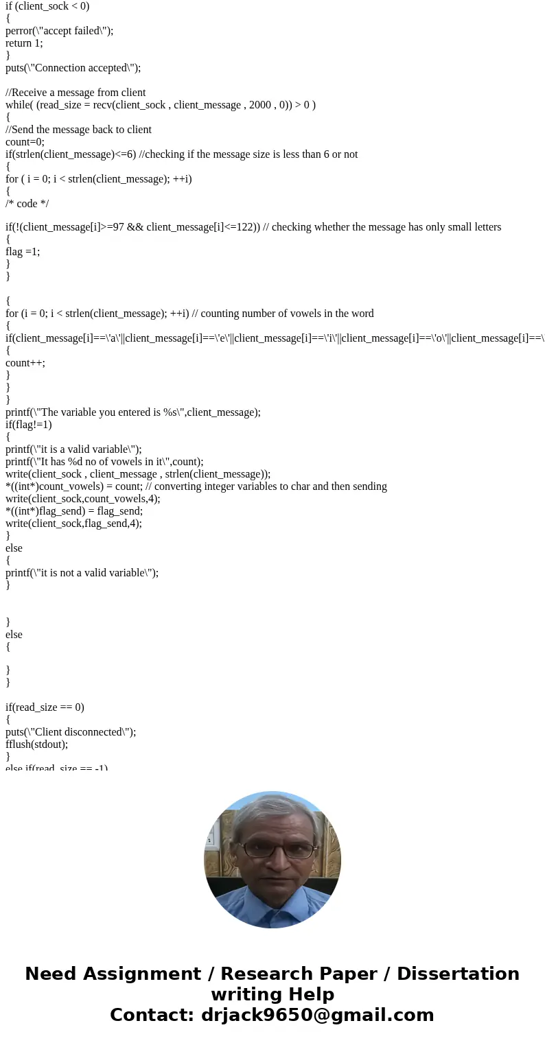 Problem: Implement a FIFO program in which a client sends the server 3 variable names (strings). A valid variable name is defined for this assignment to be 6 ch