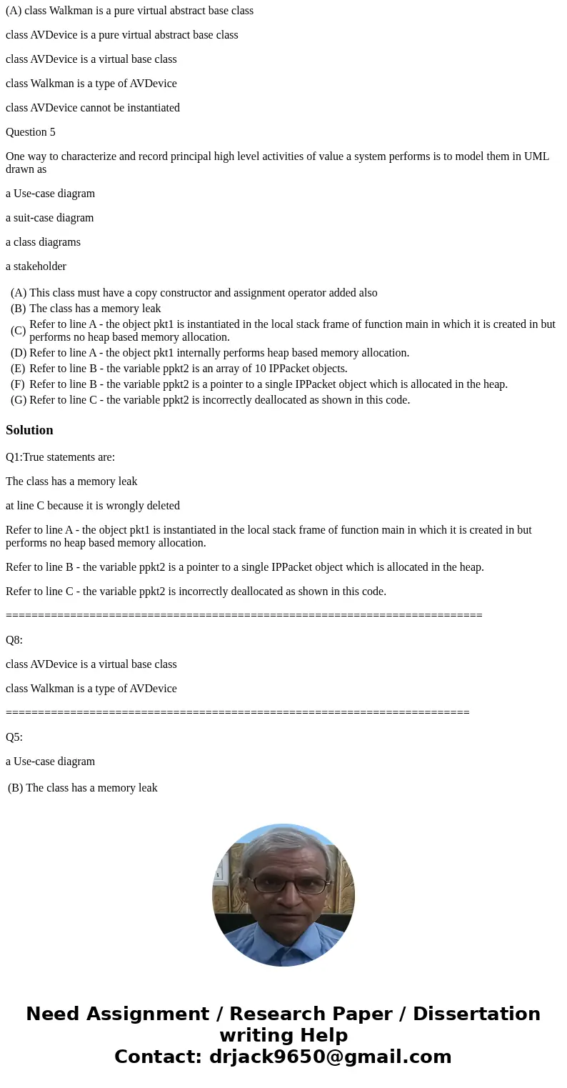 Study the following code class IPPacket { public: IPPacket( size_t sz ) : m_size(sz) { m_data = new char[sz]; } ~IPPacket( ) { m_size = 0; delete m_data; m_data