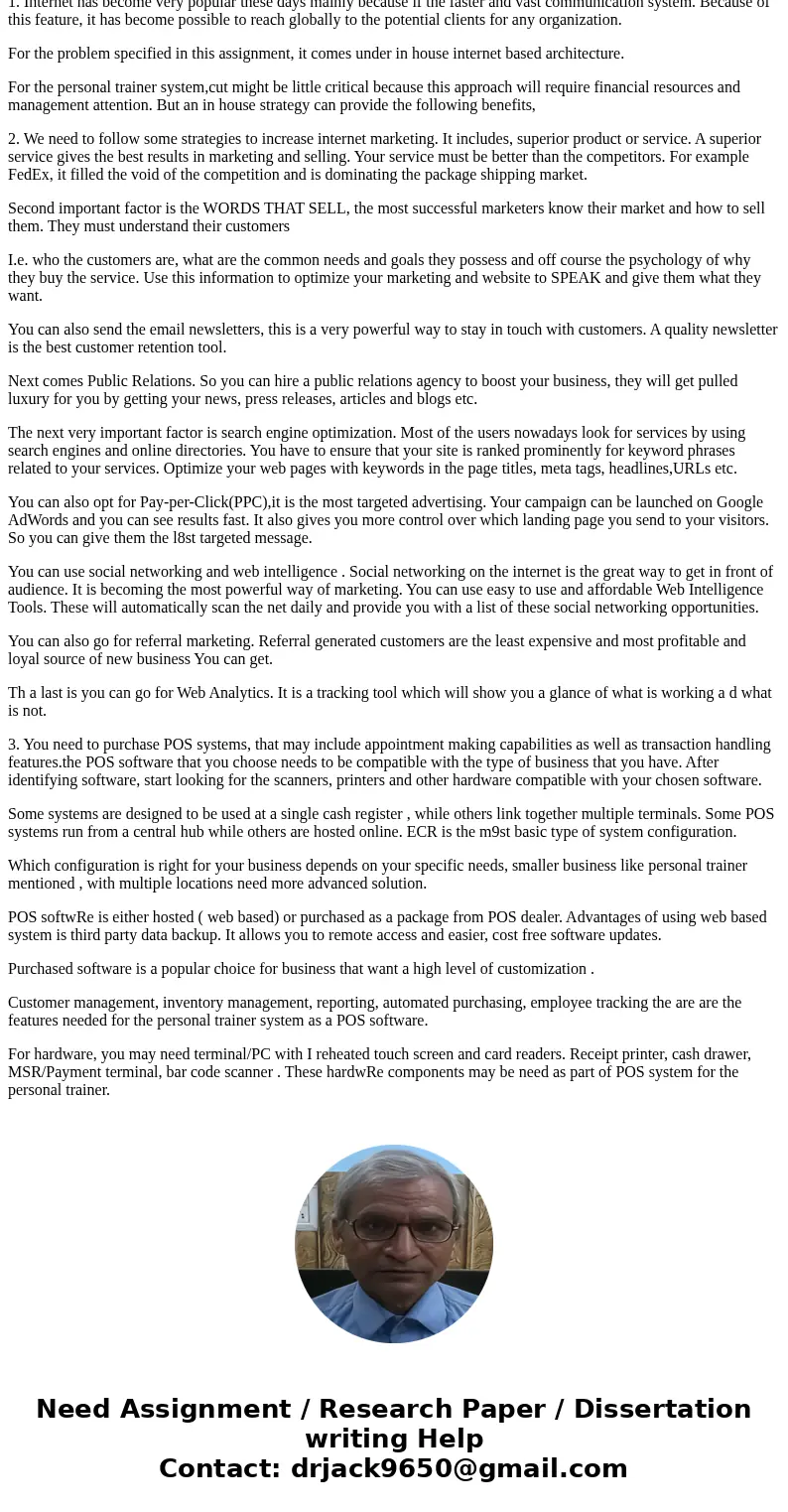 Systems analysis project 10: can you answer the 4 questions at the task section, thank you. Personal Trainer, Inc. owns and operates fitness centers in a dozen  Systems analysis project 10: can you answer the 4 questions at the task section, thank you. Personal Trainer, Inc. owns and operates fitness centers in a dozen