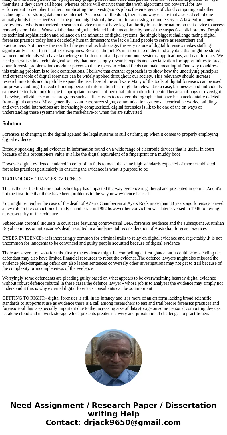 The final section of the \ The final section of the \