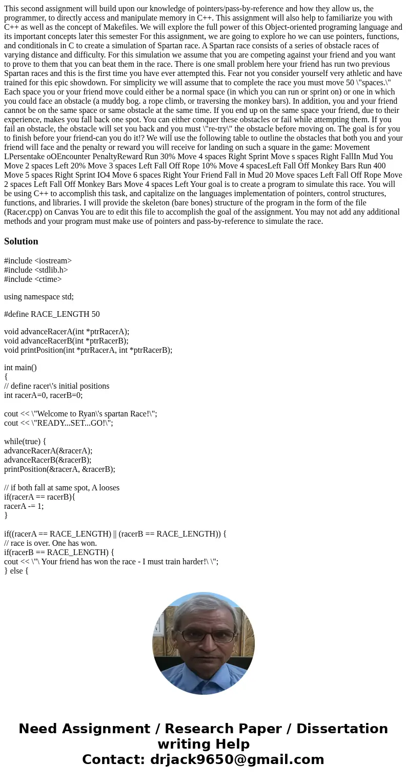 This second assignment will build upon our knowledge of pointers/pass-by-reference and how they allow us, the programmer, to directly access and manipulate mem  This second assignment will build upon our knowledge of pointers/pass-by-reference and how they allow us, the programmer, to directly access and manipulate mem