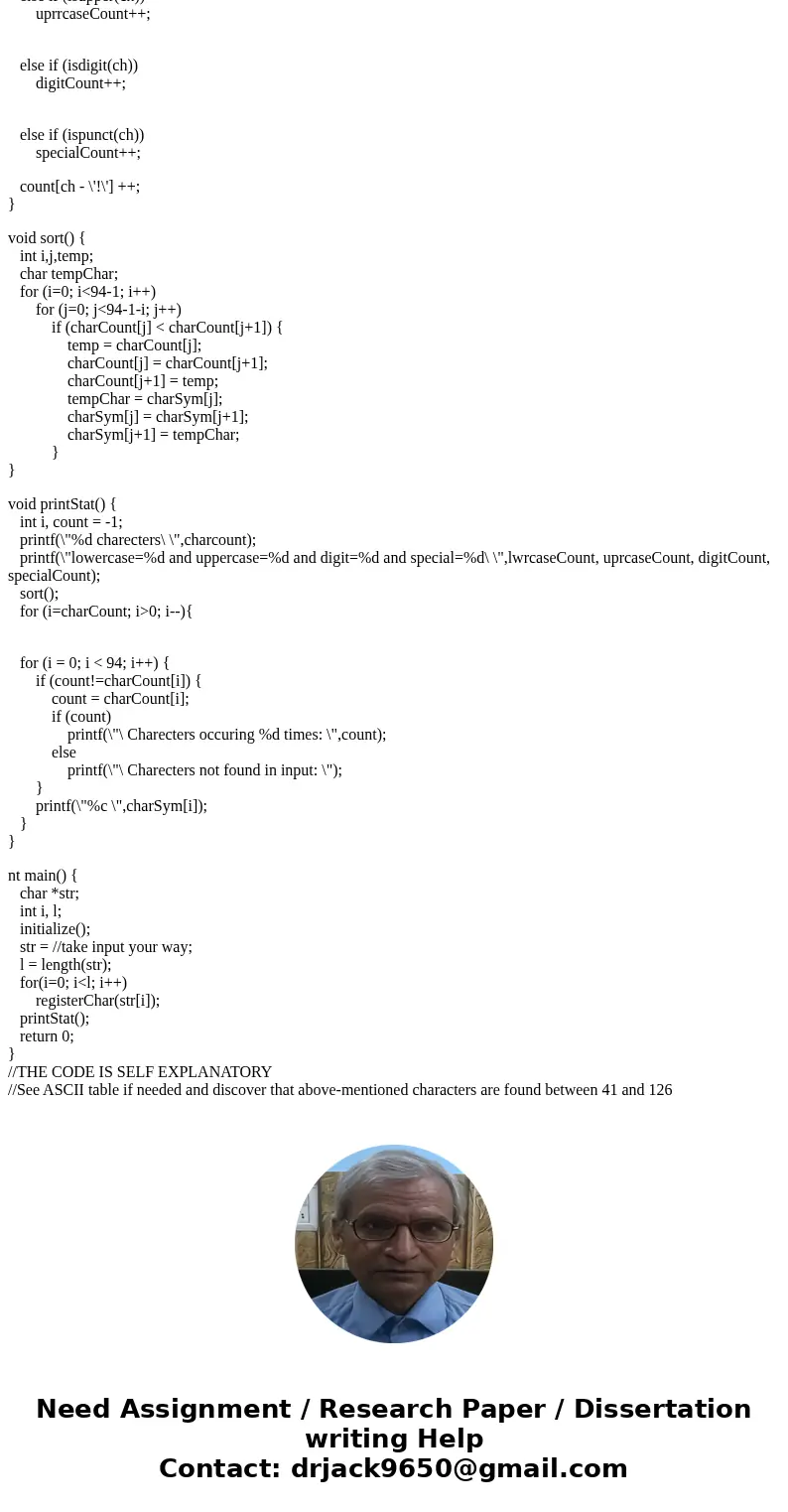 We are writing in C and I can\'t get this homework done, can anyone offer assistance? Ever wonder what is in a file? Ever wonder how many times each character a We are writing in C and I can\'t get this homework done, can anyone offer assistance? Ever wonder what is in a file? Ever wonder how many times each character a