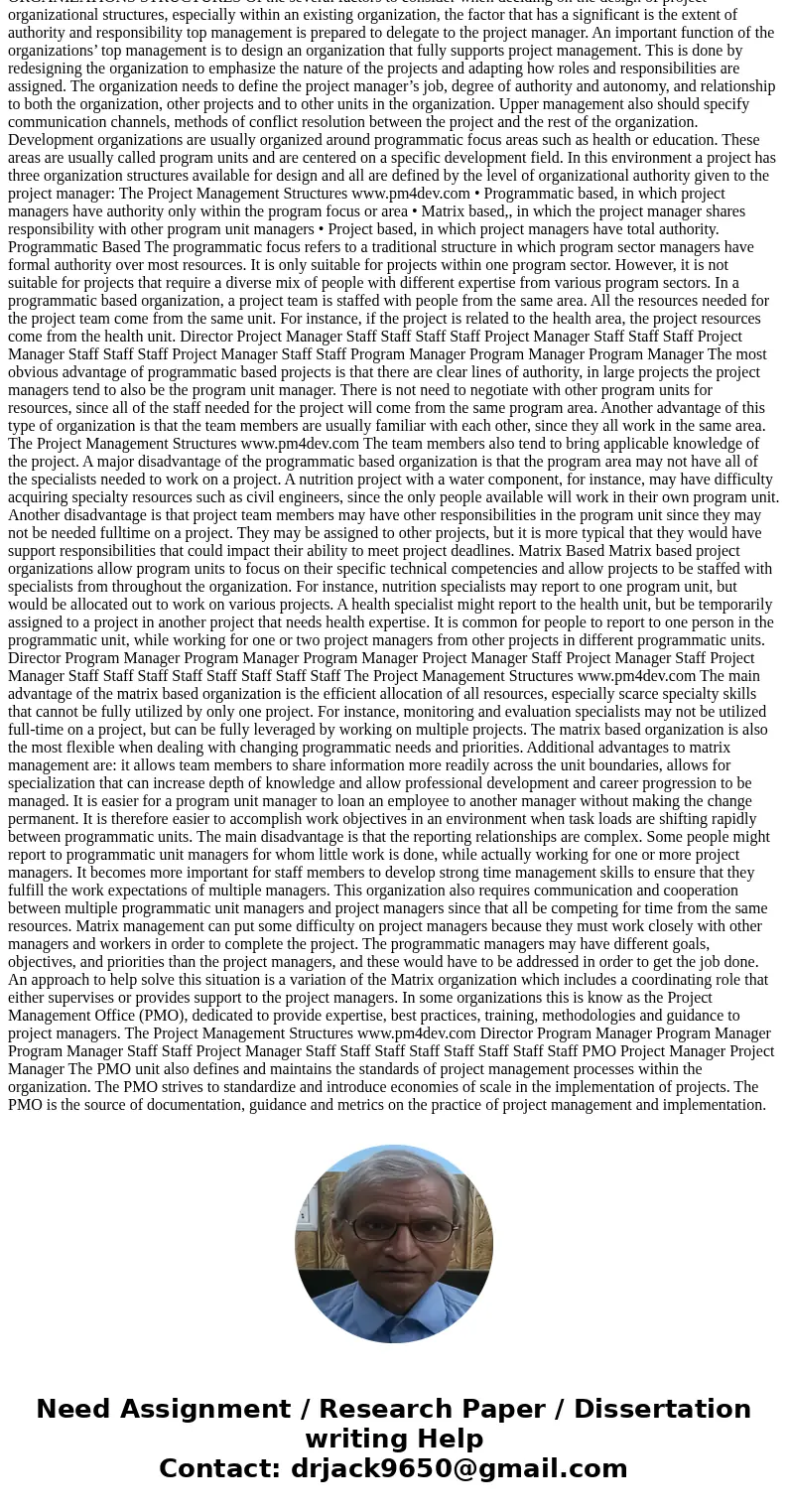 What organizational structure best supports having a project management office What organizational structure best supports having a project management officeSo  What organizational structure best supports having a project management office What organizational structure best supports having a project management officeSo