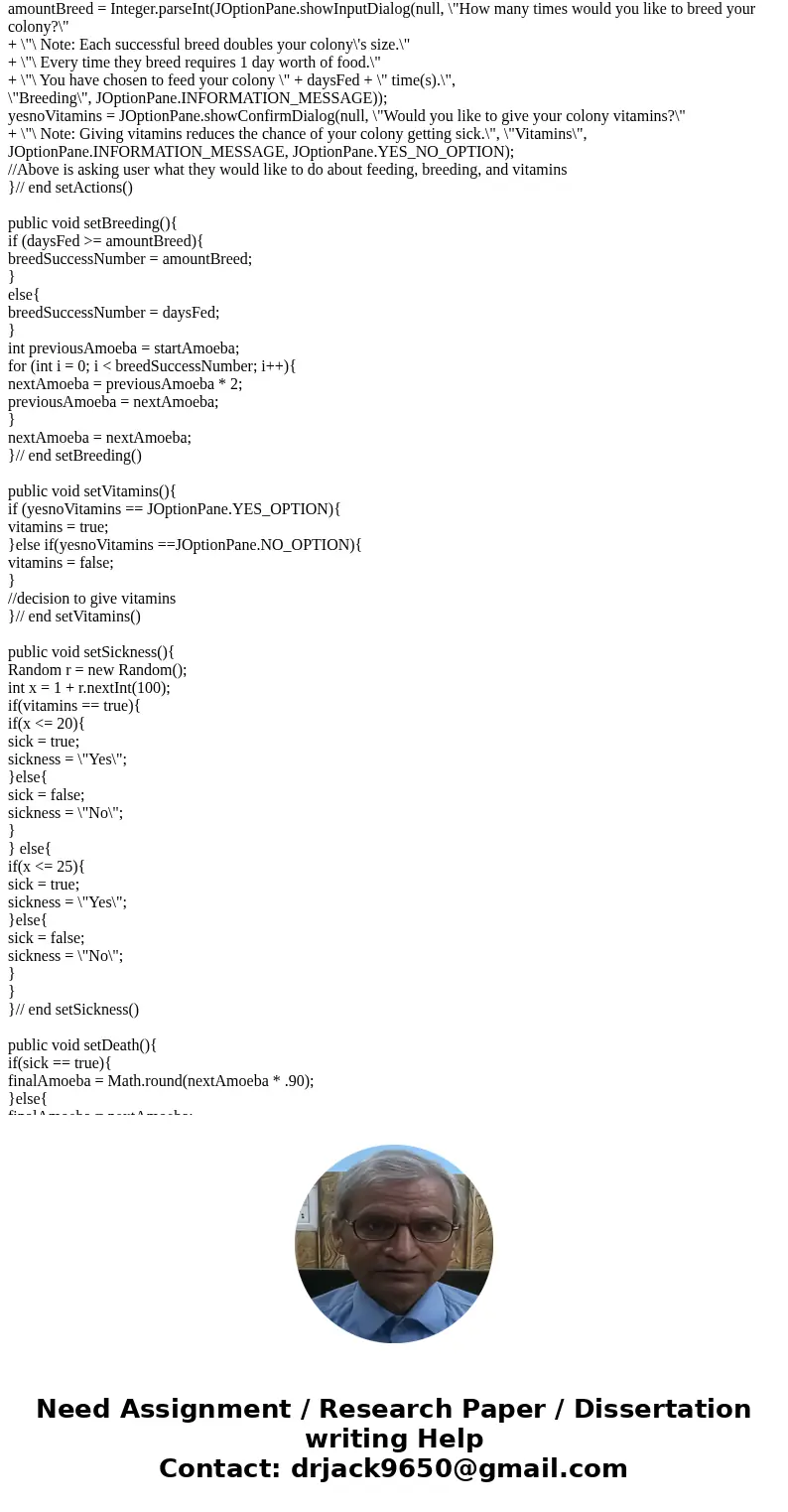 Write a program Your little sister has decided that she wants a pet. You love animals and want to further engender her love of animals, but, well, her last pet, Write a program Your little sister has decided that she wants a pet. You love animals and want to further engender her love of animals, but, well, her last pet,