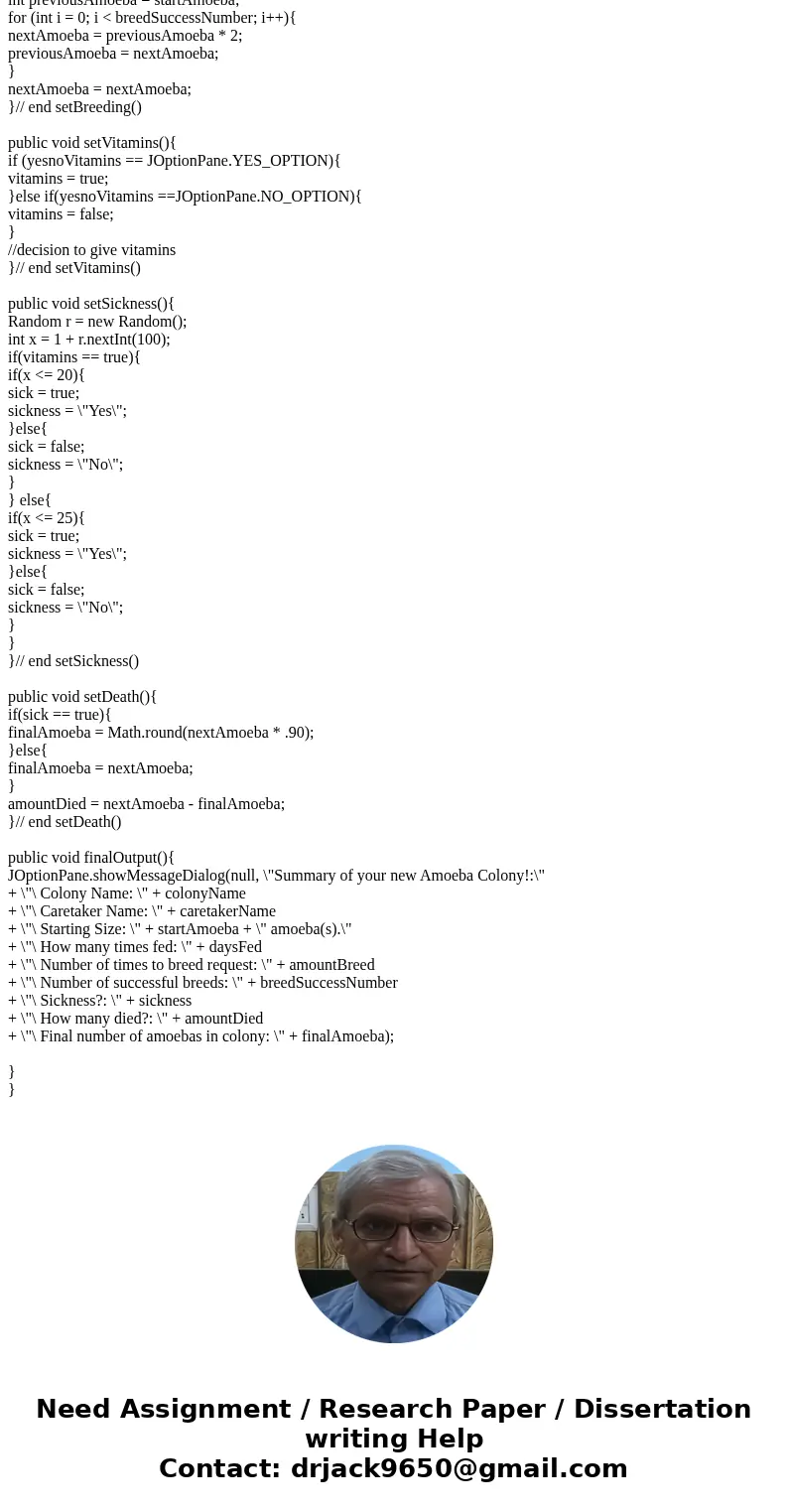 Write a program Your little sister has decided that she wants a pet. You love animals and want to further engender her love of animals, but, well, her last pet, Write a program Your little sister has decided that she wants a pet. You love animals and want to further engender her love of animals, but, well, her last pet,