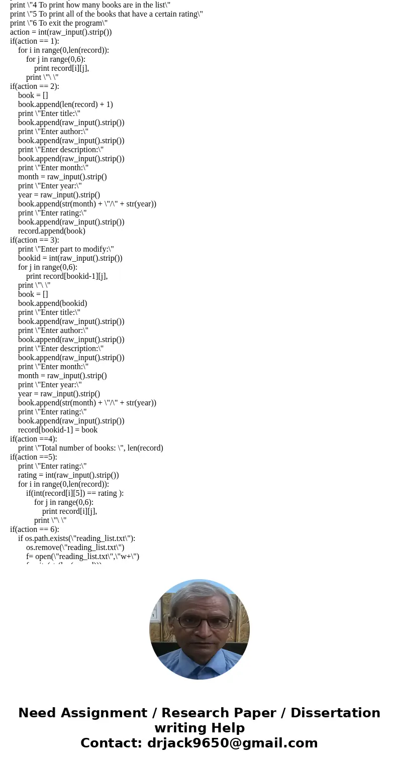 Your program is to check to see if a file called “reading_list.txt” already exists and if it does, read it into an array of structures of type book_list. You wi Your program is to check to see if a file called “reading_list.txt” already exists and if it does, read it into an array of structures of type book_list. You wi