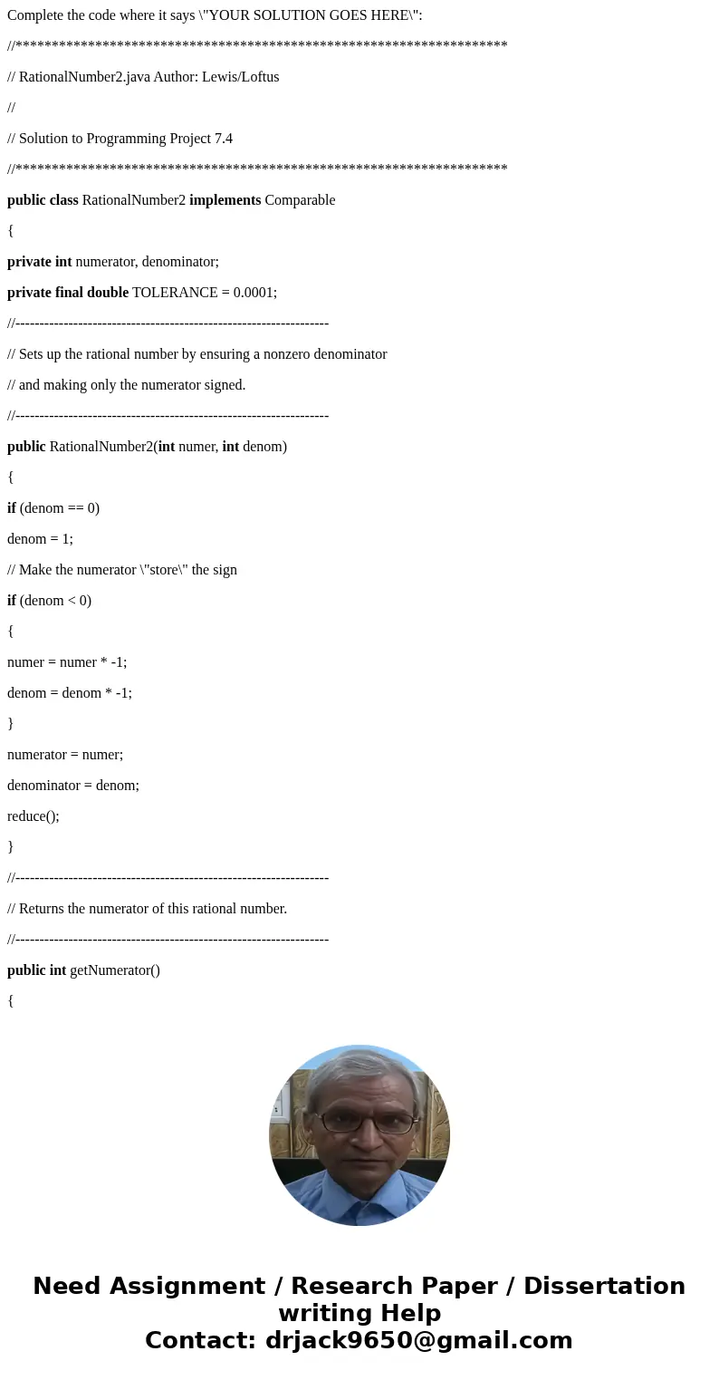 Complete the code where it says \ Complete the code where it says \