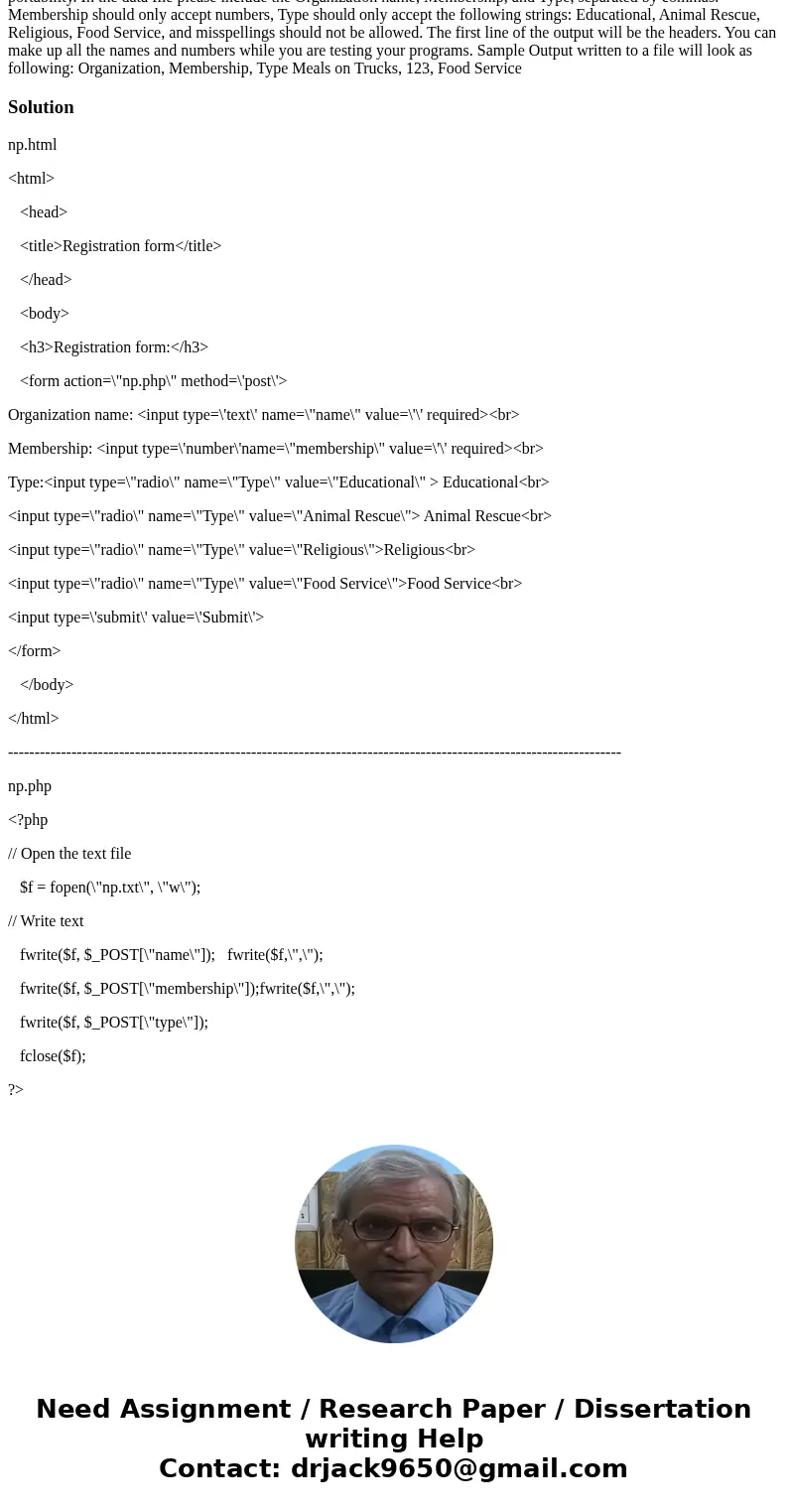 Create a document with a form that registers all non-profit organizations in the area, the number of members they have, and the type of organization. After the  Create a document with a form that registers all non-profit organizations in the area, the number of members they have, and the type of organization. After the