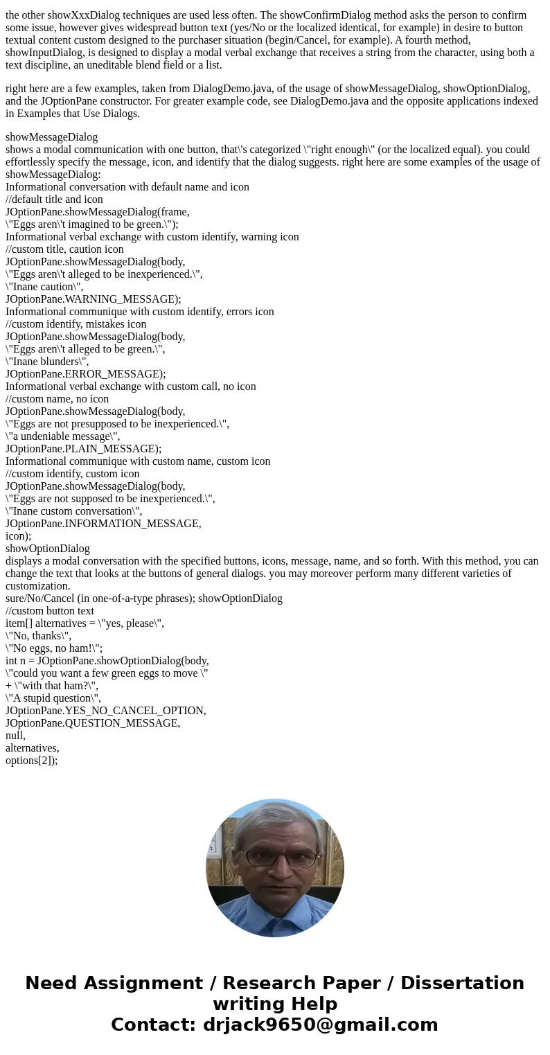 Create a program that can display a GUI like the picture below. Hint: This program is similar to the example we talked about in Chapter 18. \