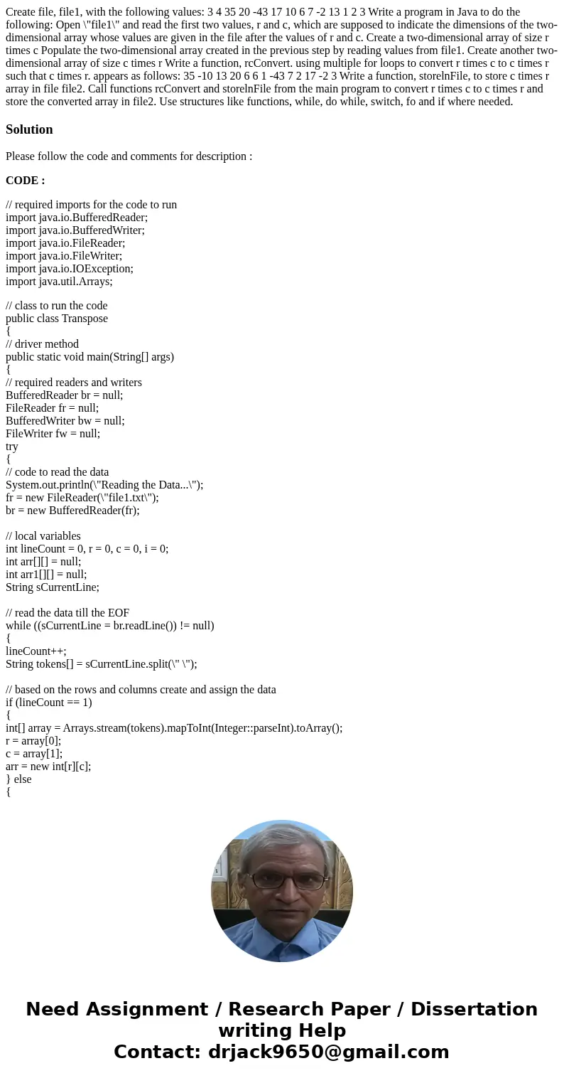 Create file, file1, with the following values: 3 4 35 20 -43 17 10 6 7 -2 13 1 2 3 Write a program in Java to do the following: Open \  Create file, file1, with the following values: 3 4 35 20 -43 17 10 6 7 -2 13 1 2 3 Write a program in Java to do the following: Open \