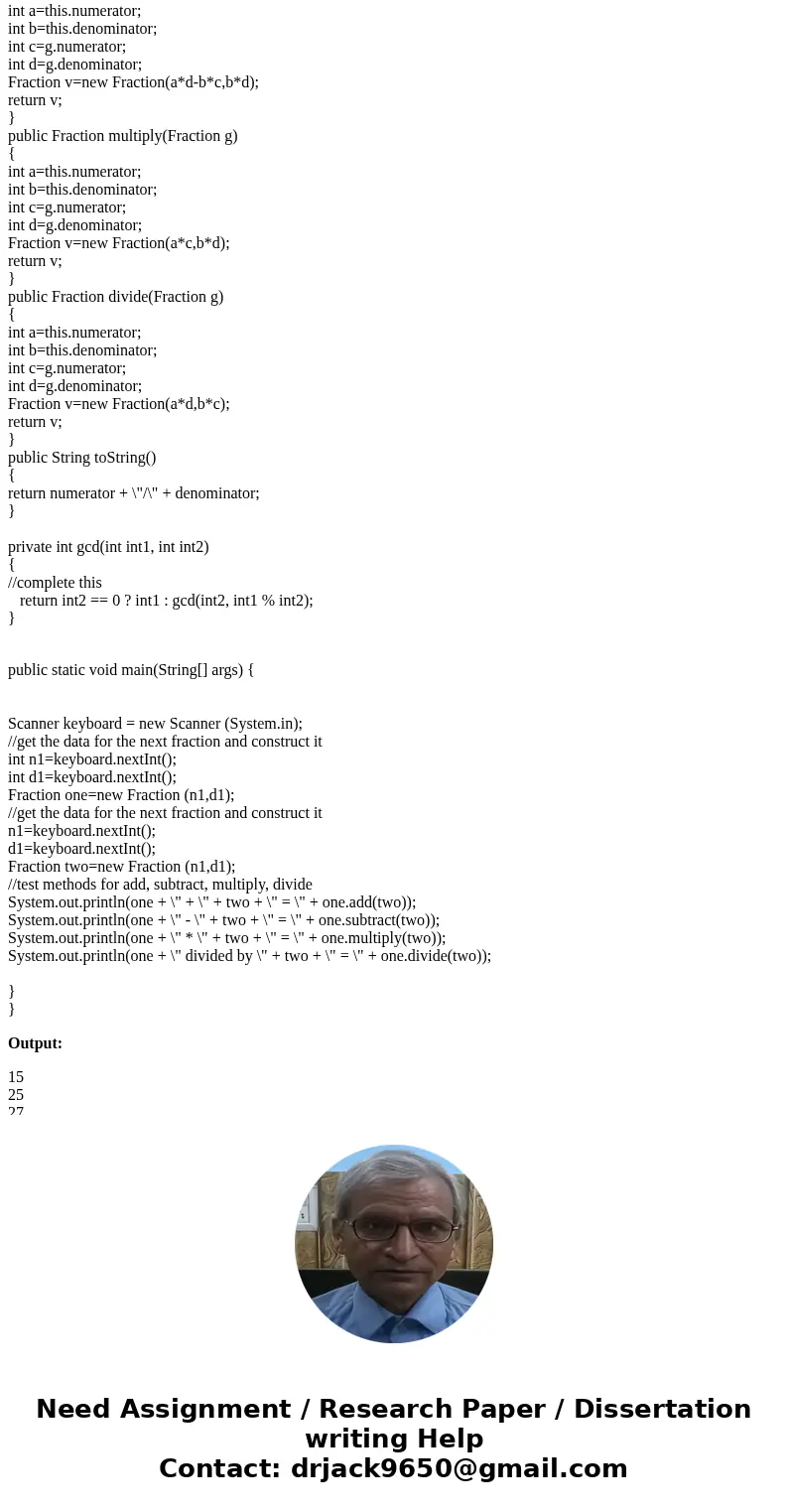 Define a class for a type called Fraction. This class is used to represent a ratio of two integers. Include mutator functions that allow the user to set and get Define a class for a type called Fraction. This class is used to represent a ratio of two integers. Include mutator functions that allow the user to set and get