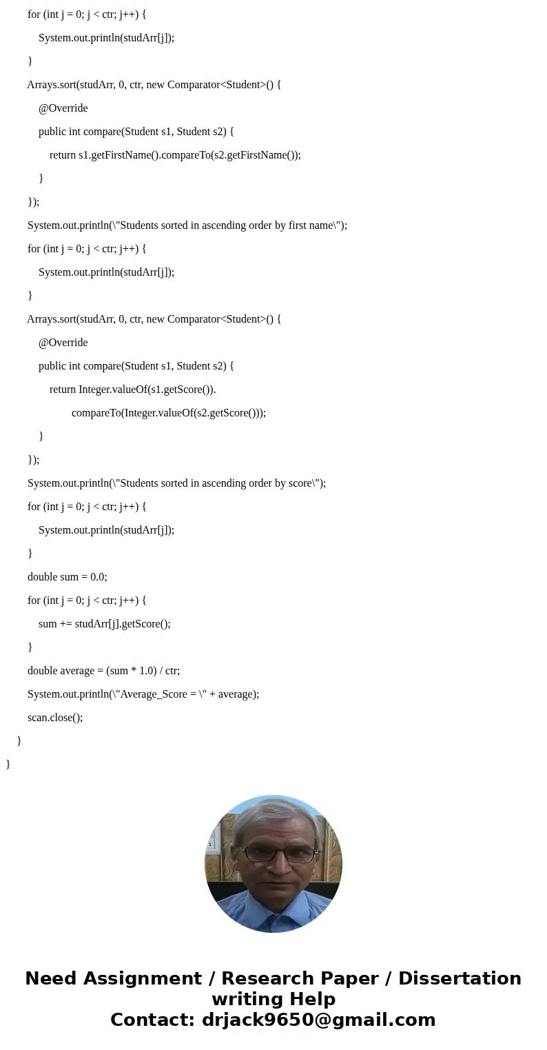 Design a Java application that reads a Class roster in a format Doe Joe 8 91 89 90 Brown Jane 89 91 79 95 Hopkins Michael 56 78 94 76 Smith Erin 95 85 84 79 Br  Design a Java application that reads a Class roster in a format Doe Joe 8 91 89 90 Brown Jane 89 91 79 95 Hopkins Michael 56 78 94 76 Smith Erin 95 85 84 79 Br