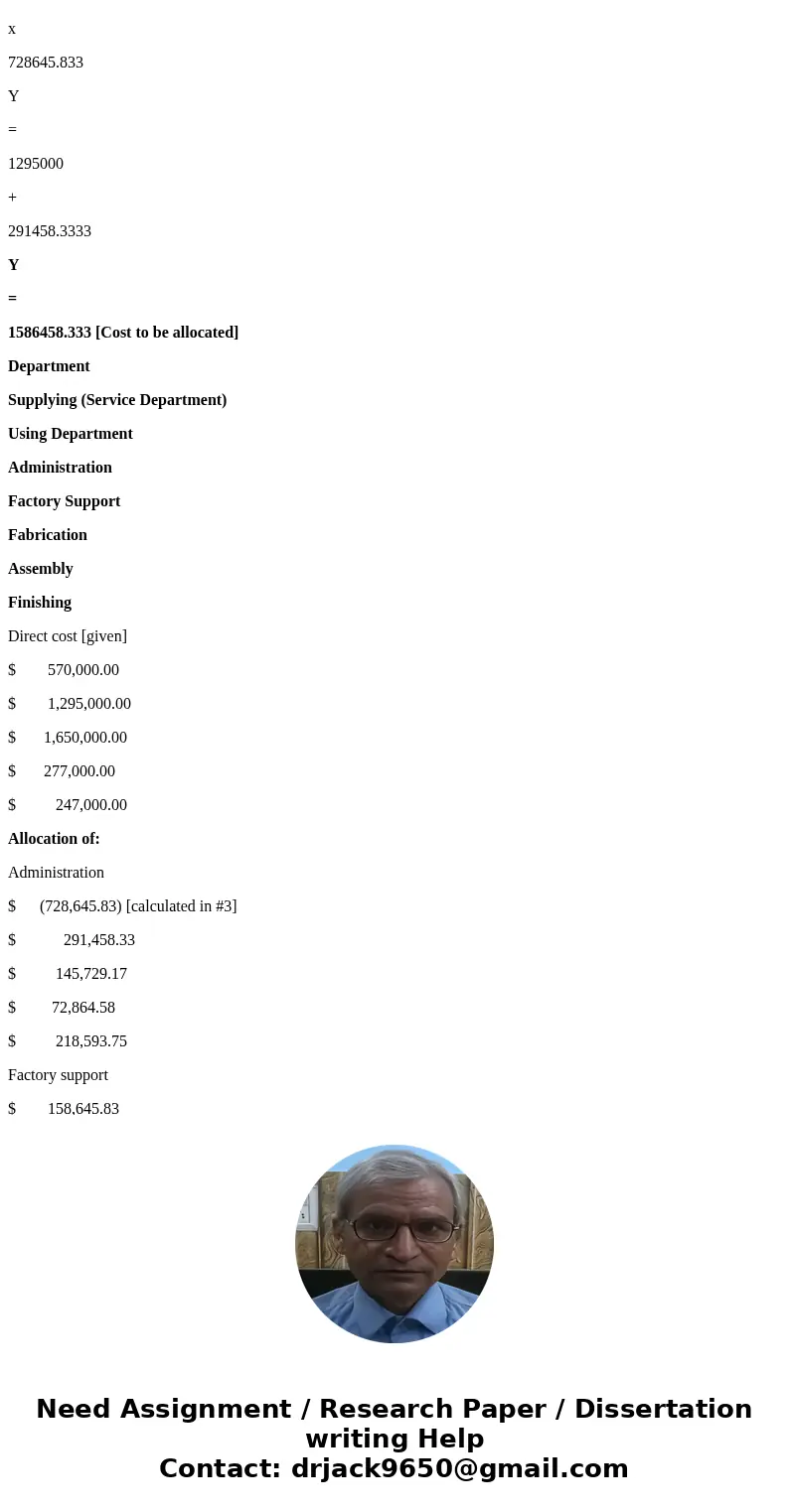 During the past month, the following costs were incurred in the three production departments and two service departments of Kim & Co.: Required: Allocate se