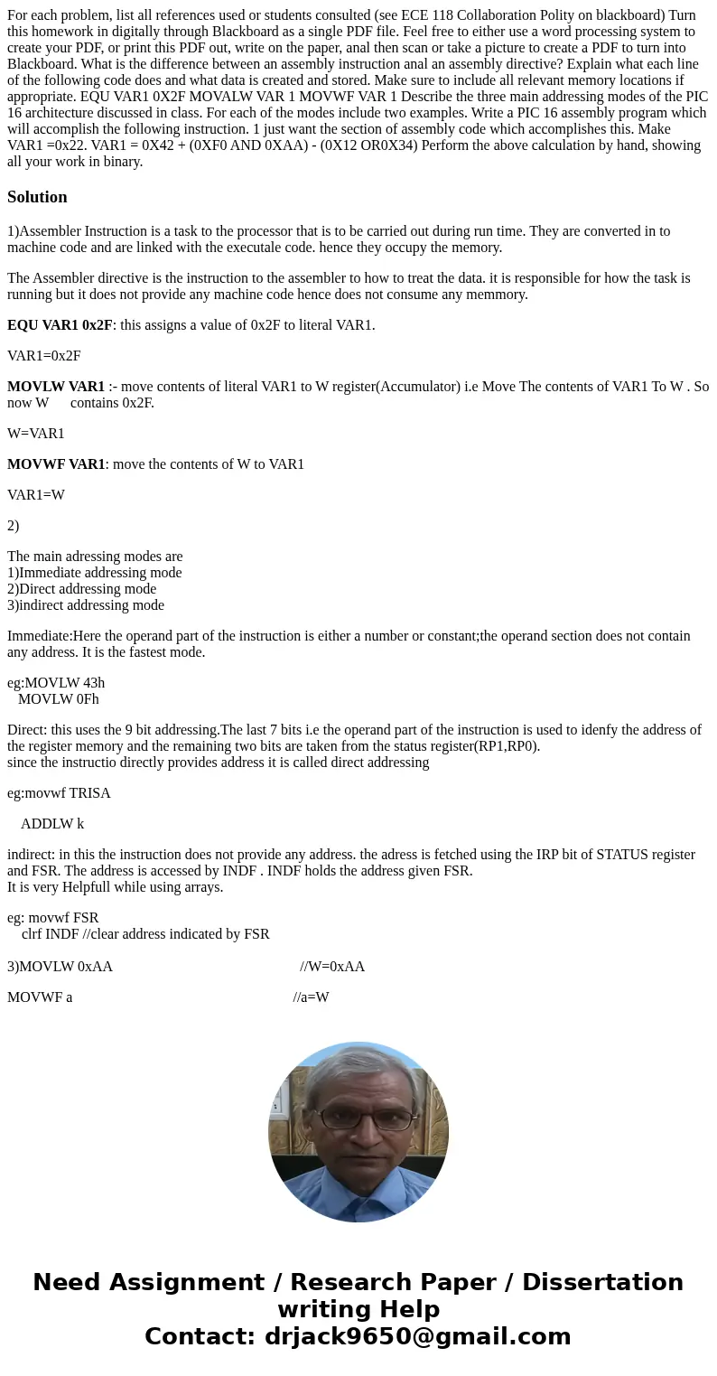 For each problem, list all references used or students consulted (see ECE 118 Collaboration Polity on blackboard) Turn this homework in digitally through Black  For each problem, list all references used or students consulted (see ECE 118 Collaboration Polity on blackboard) Turn this homework in digitally through Black