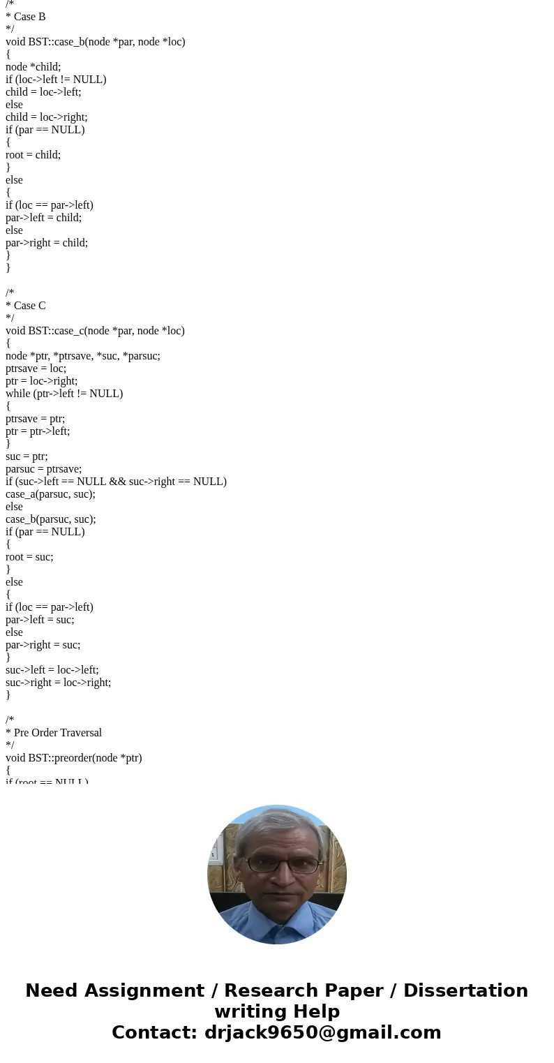 Help! BST Tree Function: template<class ItemType> ItemType BinaryNodeTree<ItemType>::moveValuesUpTree(BinaryNode<ItemType> subTreePtr) { } Her Help! BST Tree Function: template<class ItemType> ItemType BinaryNodeTree<ItemType>::moveValuesUpTree(BinaryNode<ItemType> subTreePtr) { } Her