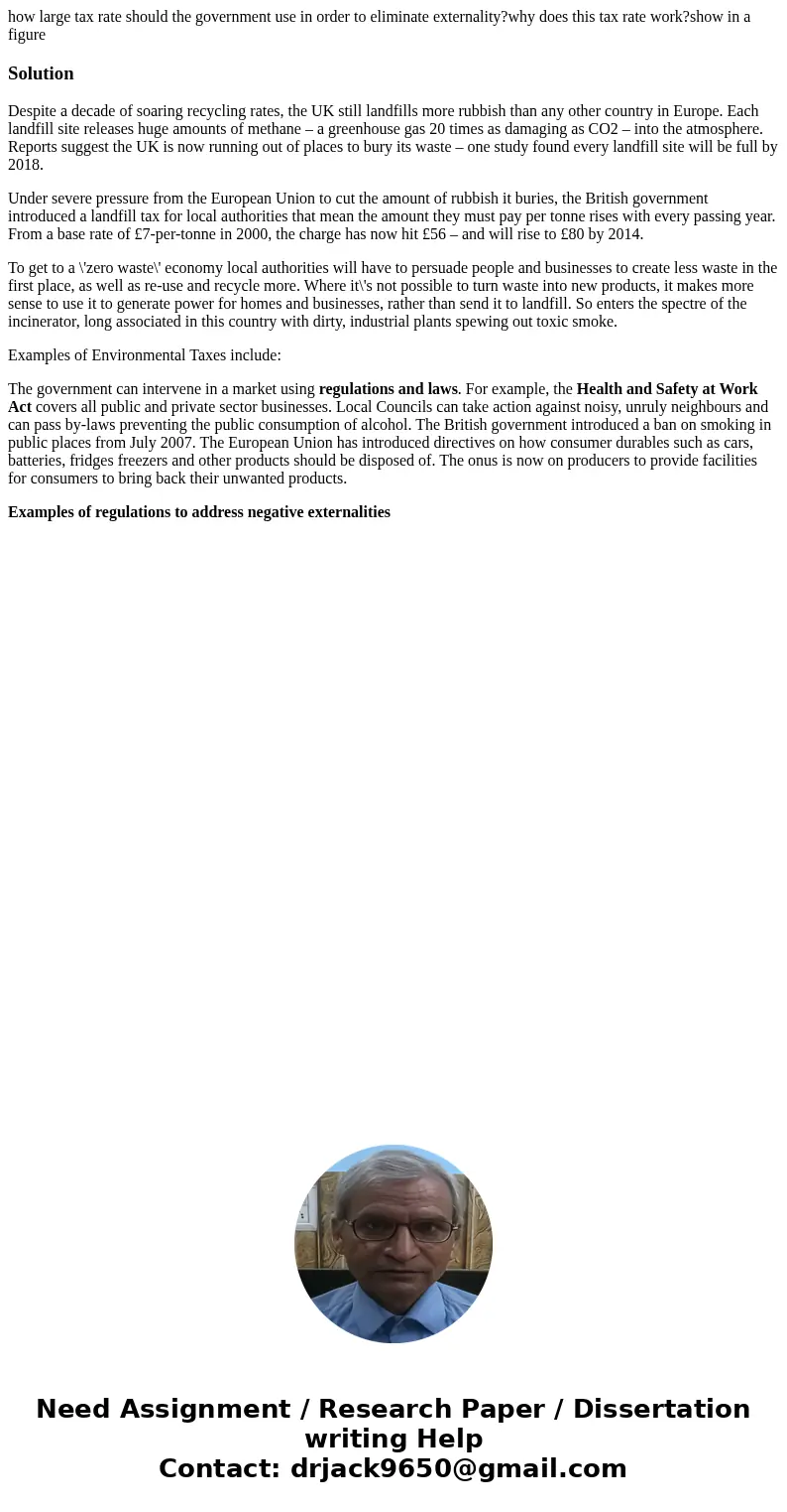 how large tax rate should the government use in order to eliminate externality?why does this tax rate work?show in a figureSolutionDespite a decade of soaring r how large tax rate should the government use in order to eliminate externality?why does this tax rate work?show in a figureSolutionDespite a decade of soaring r