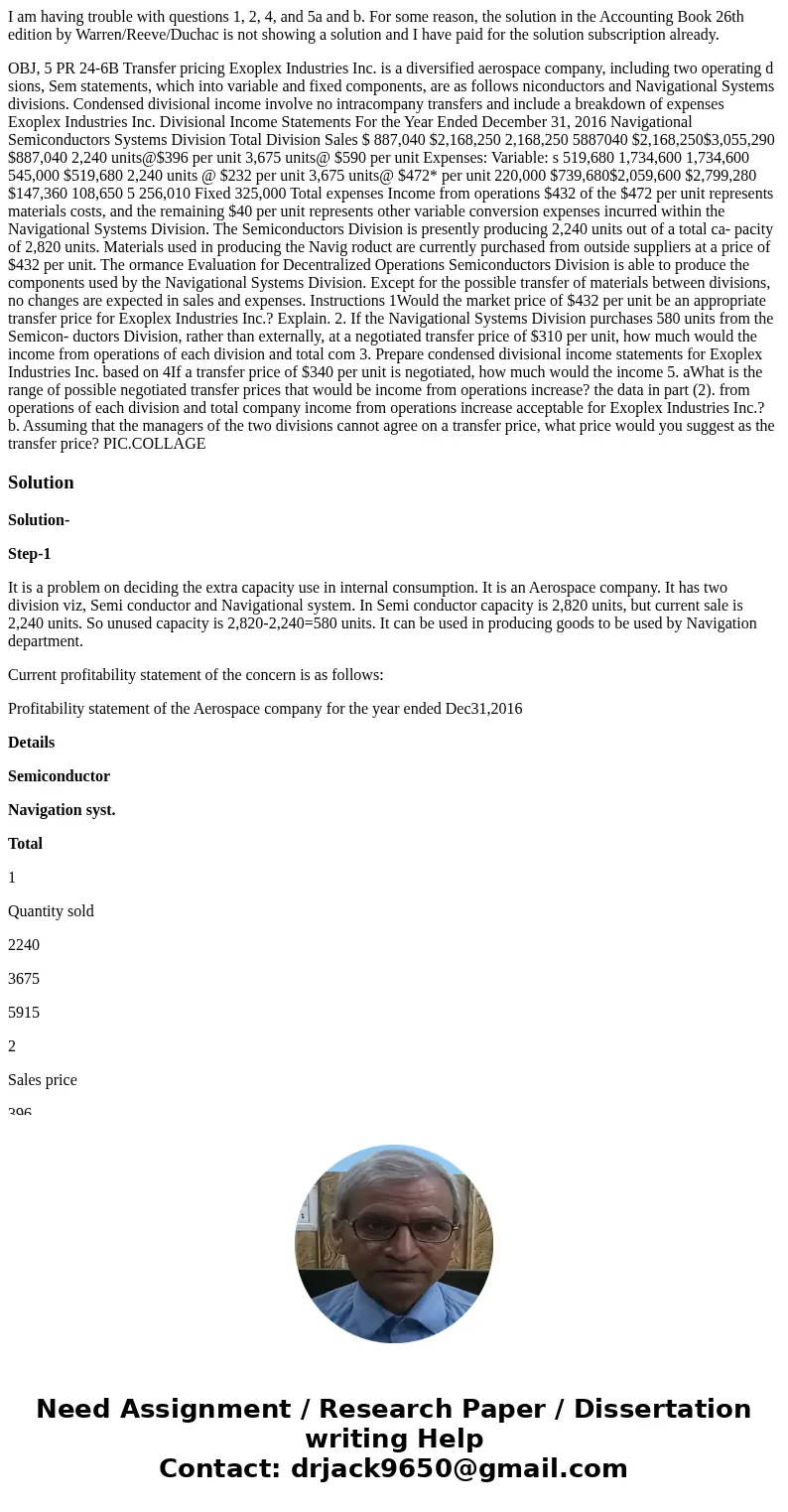 I am having trouble with questions 1, 2, 4, and 5a and b. For some reason, the solution in the Accounting Book 26th edition by Warren/Reeve/Duchac is not showin