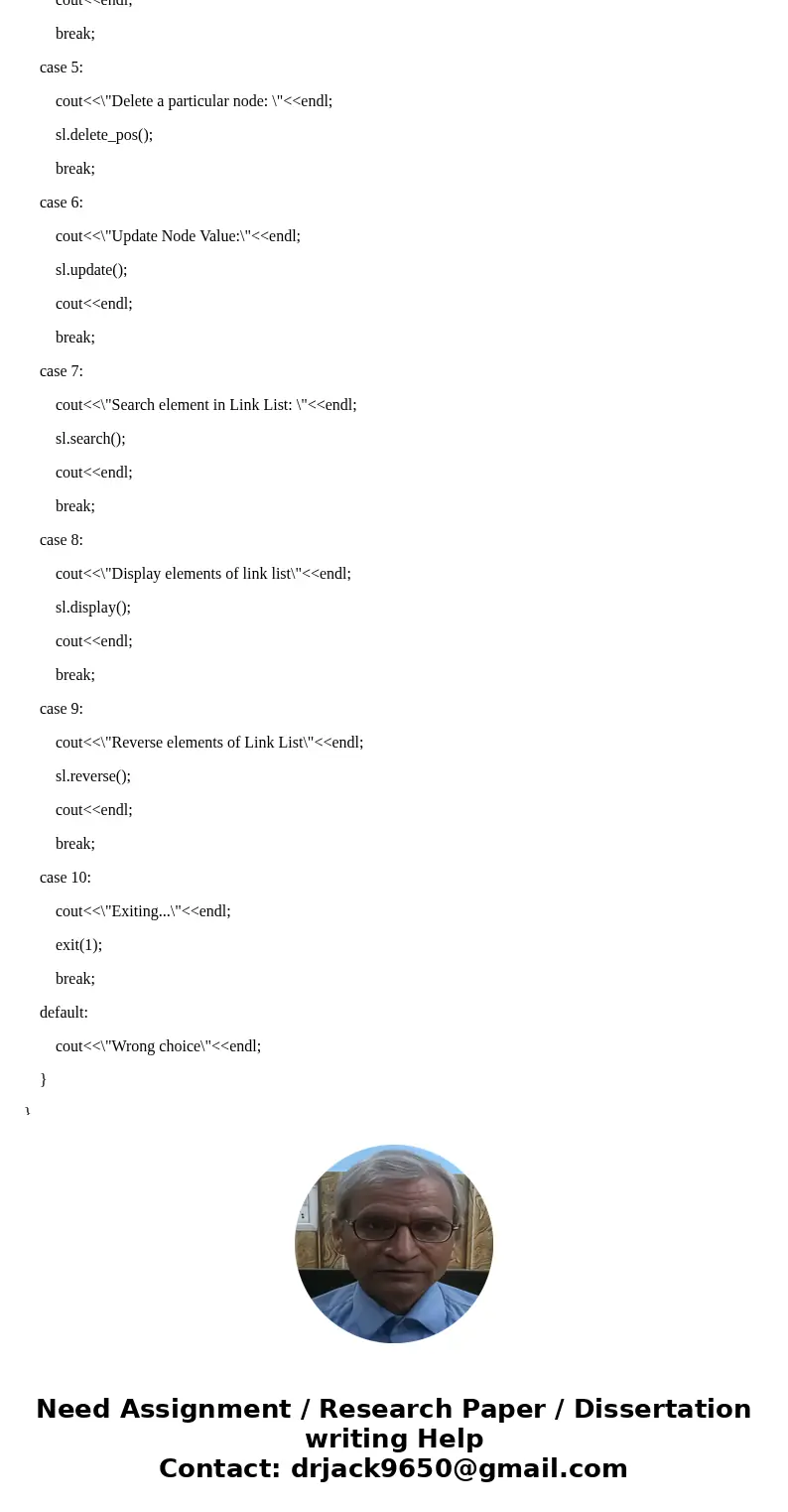 // I just want you to check this part of my code and tell me what i did wrong. I\'m in the process of learning singly // linked lists. when i test it I keep get // I just want you to check this part of my code and tell me what i did wrong. I\'m in the process of learning singly // linked lists. when i test it I keep get