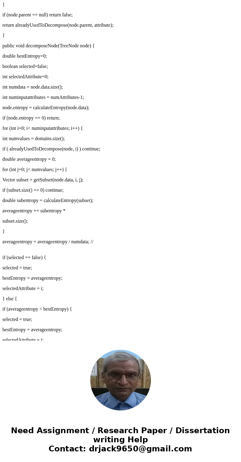 I need an adaptive decision making program with decision tree (no matter which programming language you write in) 1) Decision tree should be about anything. All I need an adaptive decision making program with decision tree (no matter which programming language you write in) 1) Decision tree should be about anything. All