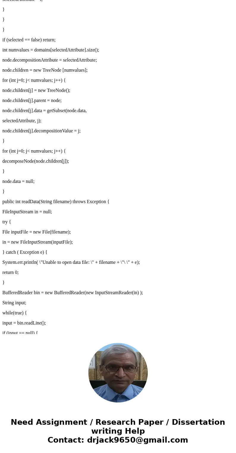 I need an adaptive decision making program with decision tree (no matter which programming language you write in) 1) Decision tree should be about anything. All I need an adaptive decision making program with decision tree (no matter which programming language you write in) 1) Decision tree should be about anything. All