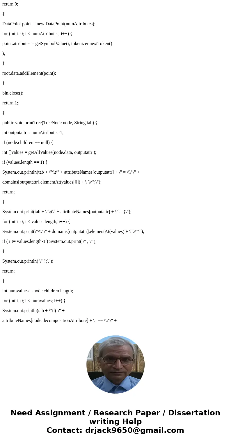 I need an adaptive decision making program with decision tree (no matter which programming language you write in) 1) Decision tree should be about anything. All I need an adaptive decision making program with decision tree (no matter which programming language you write in) 1) Decision tree should be about anything. All
