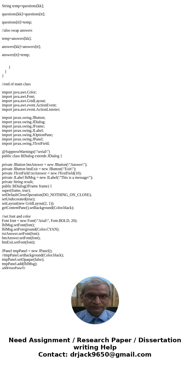 import java.util.*; /* This file includes: * 1. Solution to P3 * 2. Questions for P4. Comments starting with REQ represent the questions. * Features: - We have  import java.util.*; /* This file includes: * 1. Solution to P3 * 2. Questions for P4. Comments starting with REQ represent the questions. * Features: - We have