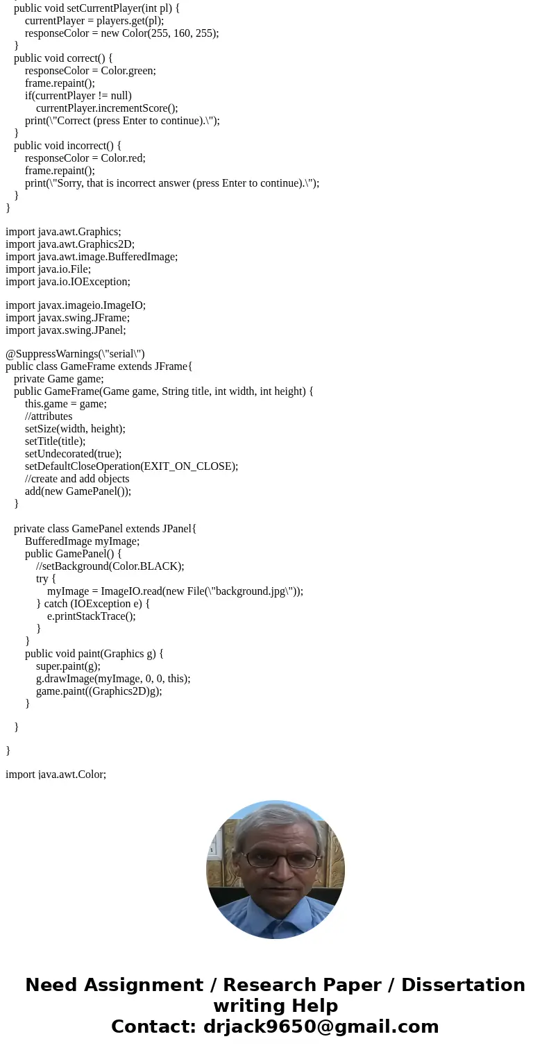 import java.util.*; /* This file includes: * 1. Solution to P3 * 2. Questions for P4. Comments starting with REQ represent the questions. * Features: - We have  import java.util.*; /* This file includes: * 1. Solution to P3 * 2. Questions for P4. Comments starting with REQ represent the questions. * Features: - We have